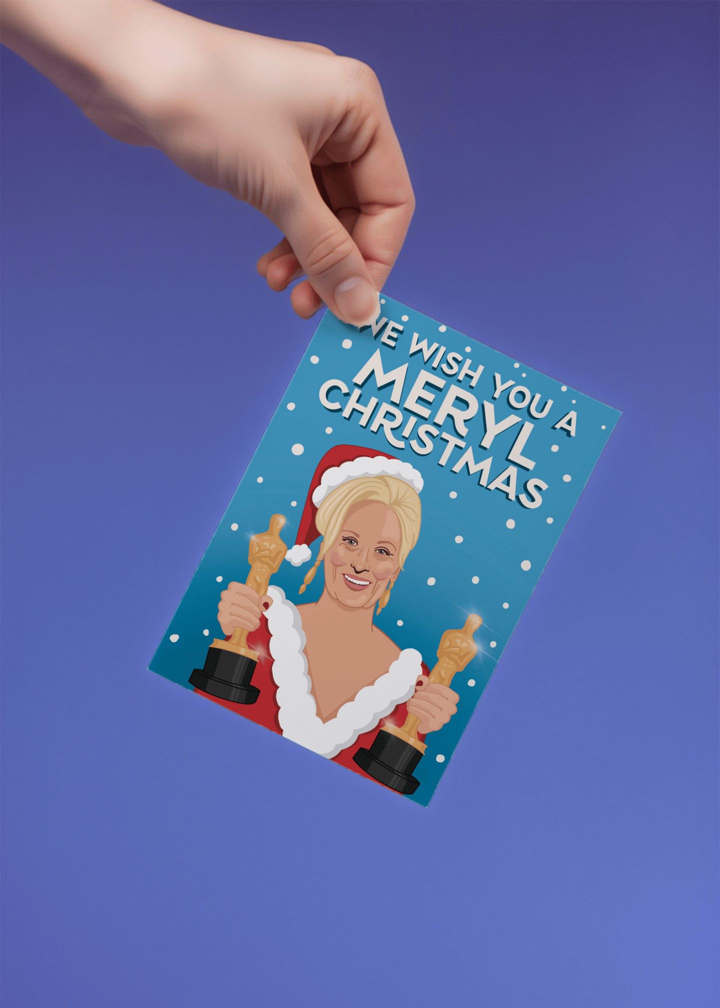 We Wish You a Meryl Christmas" mockup 4