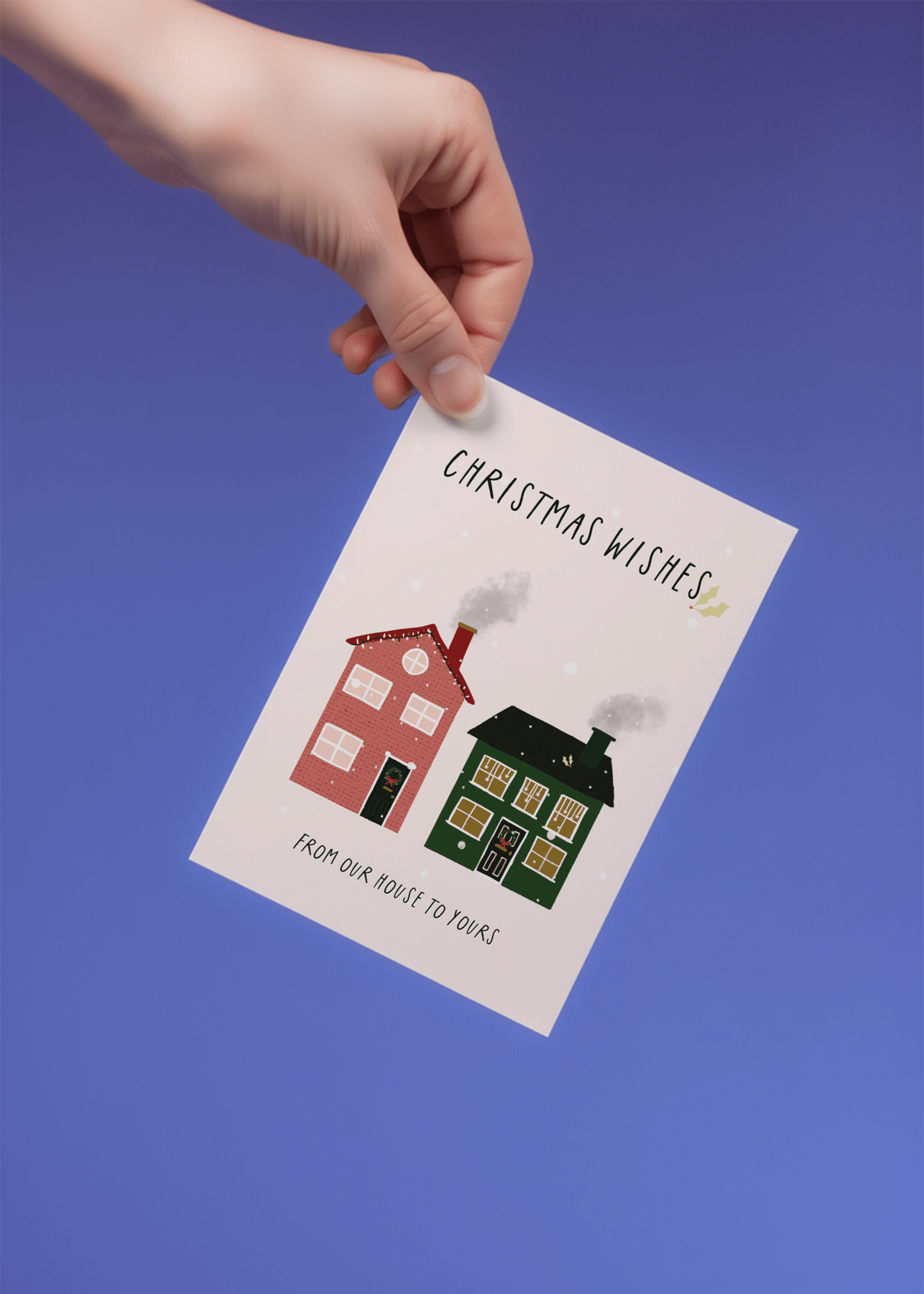 Christmas Wishes - From Our House to Yours mockup 4