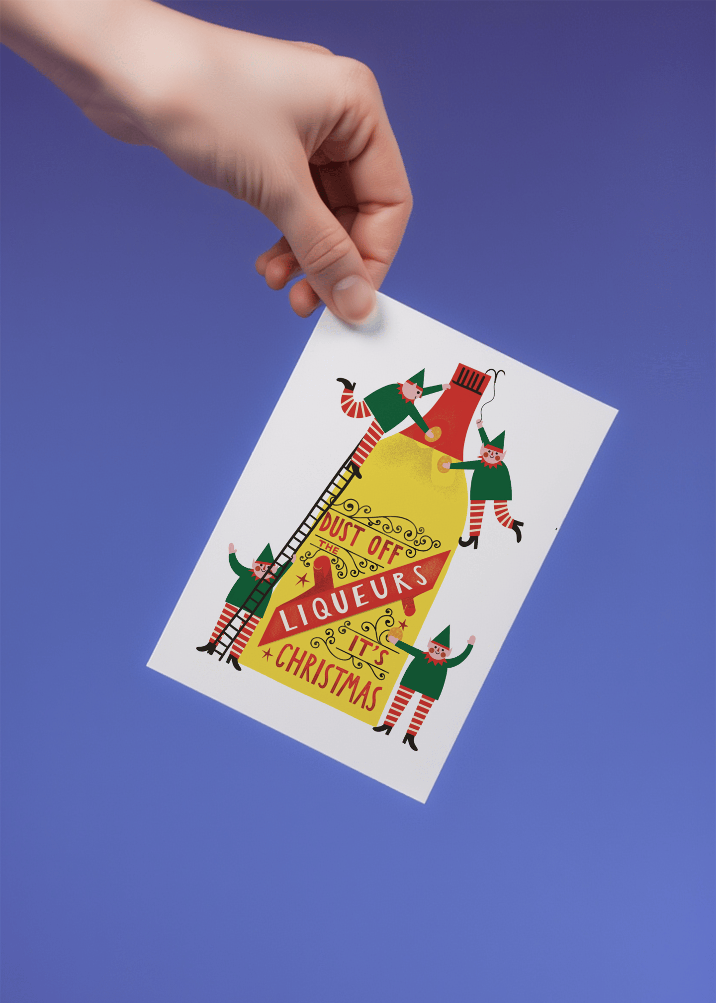 Dust Off the Liqueurs, It's Christmas mockup 4