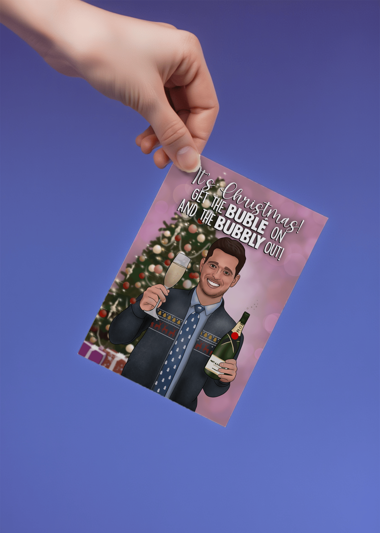 Bublé and Bubbly Christmas mockup 4