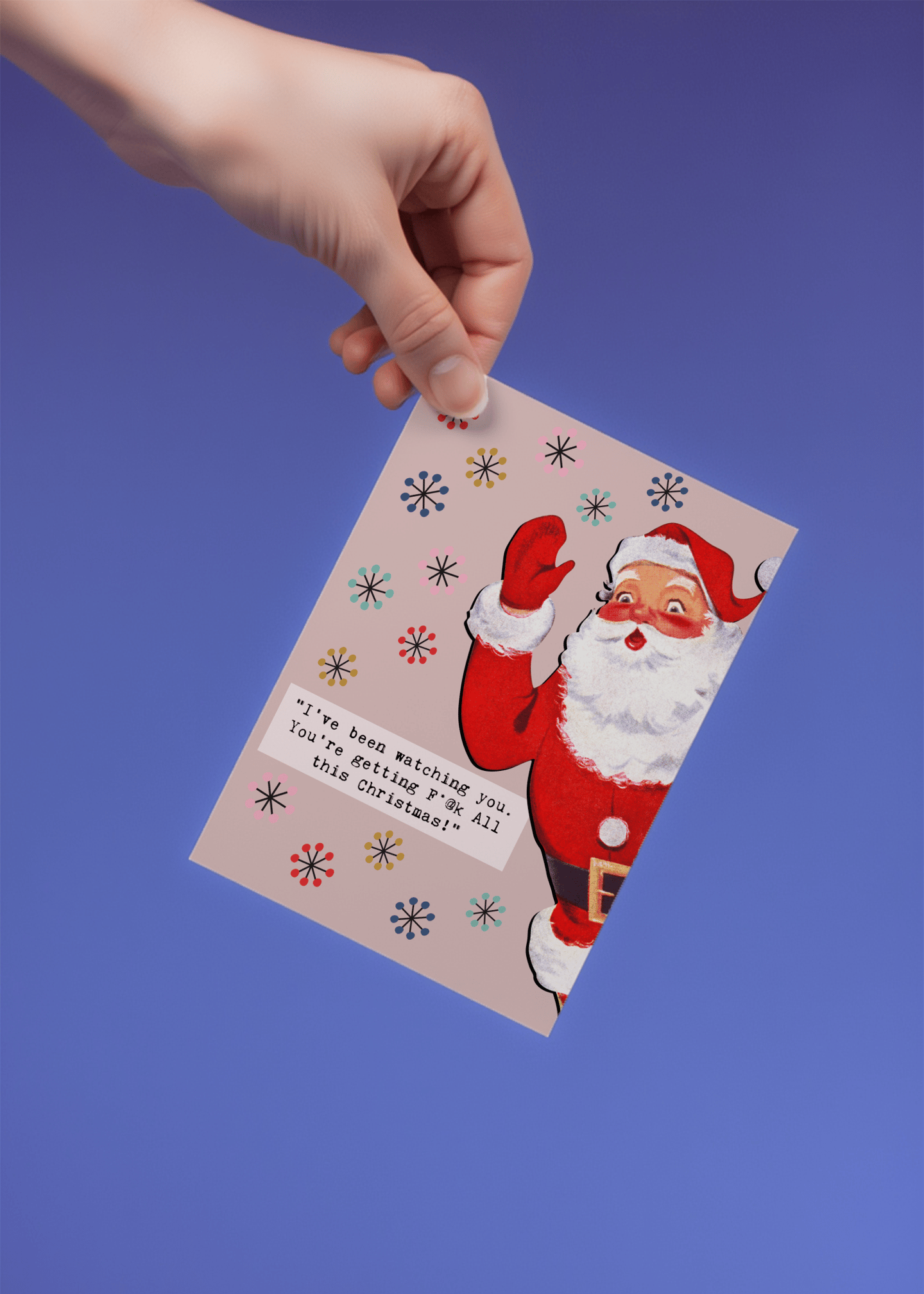 Santa's Watching This Christmas mockup 4