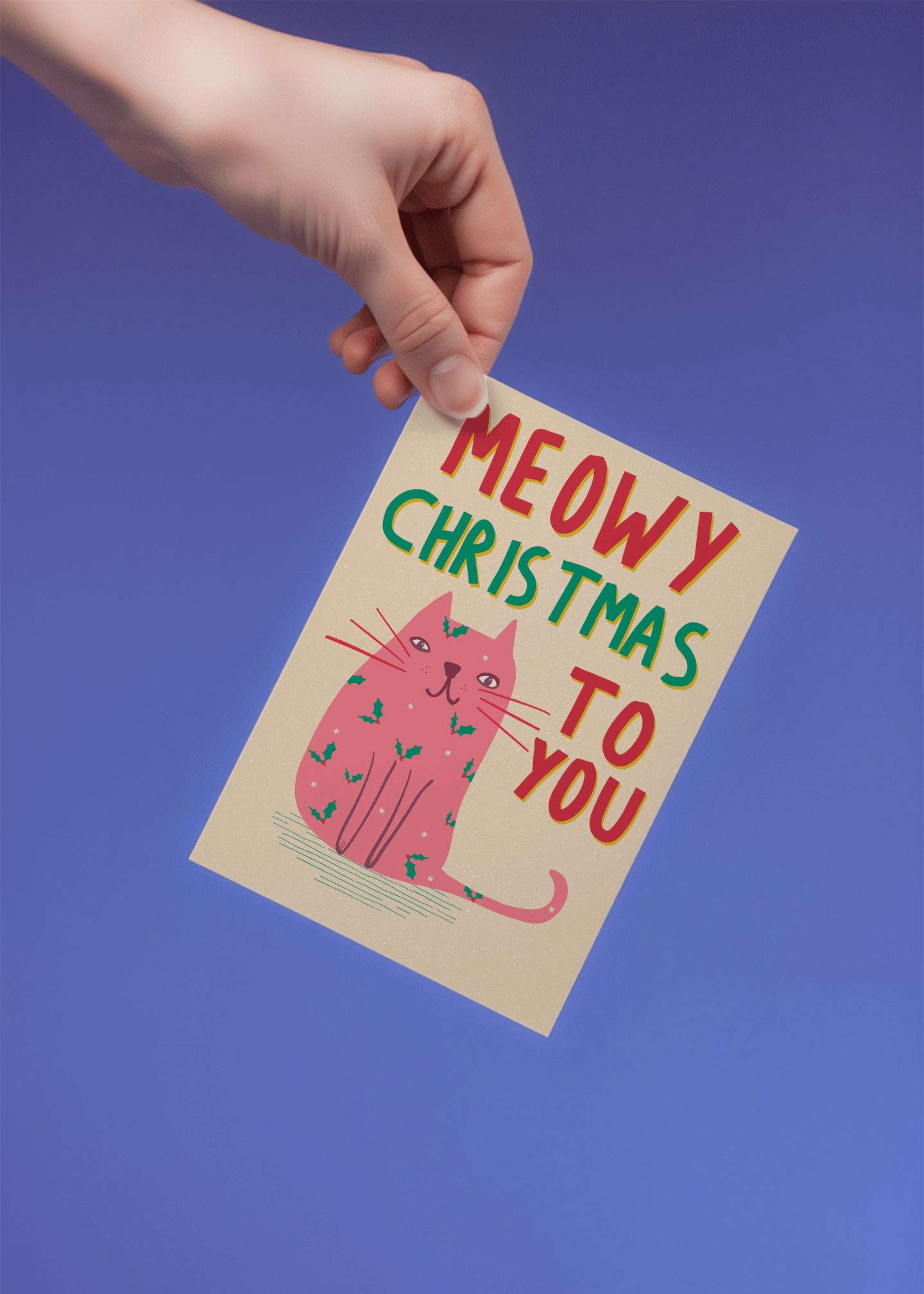 Meowy Christmas to You mockup 4