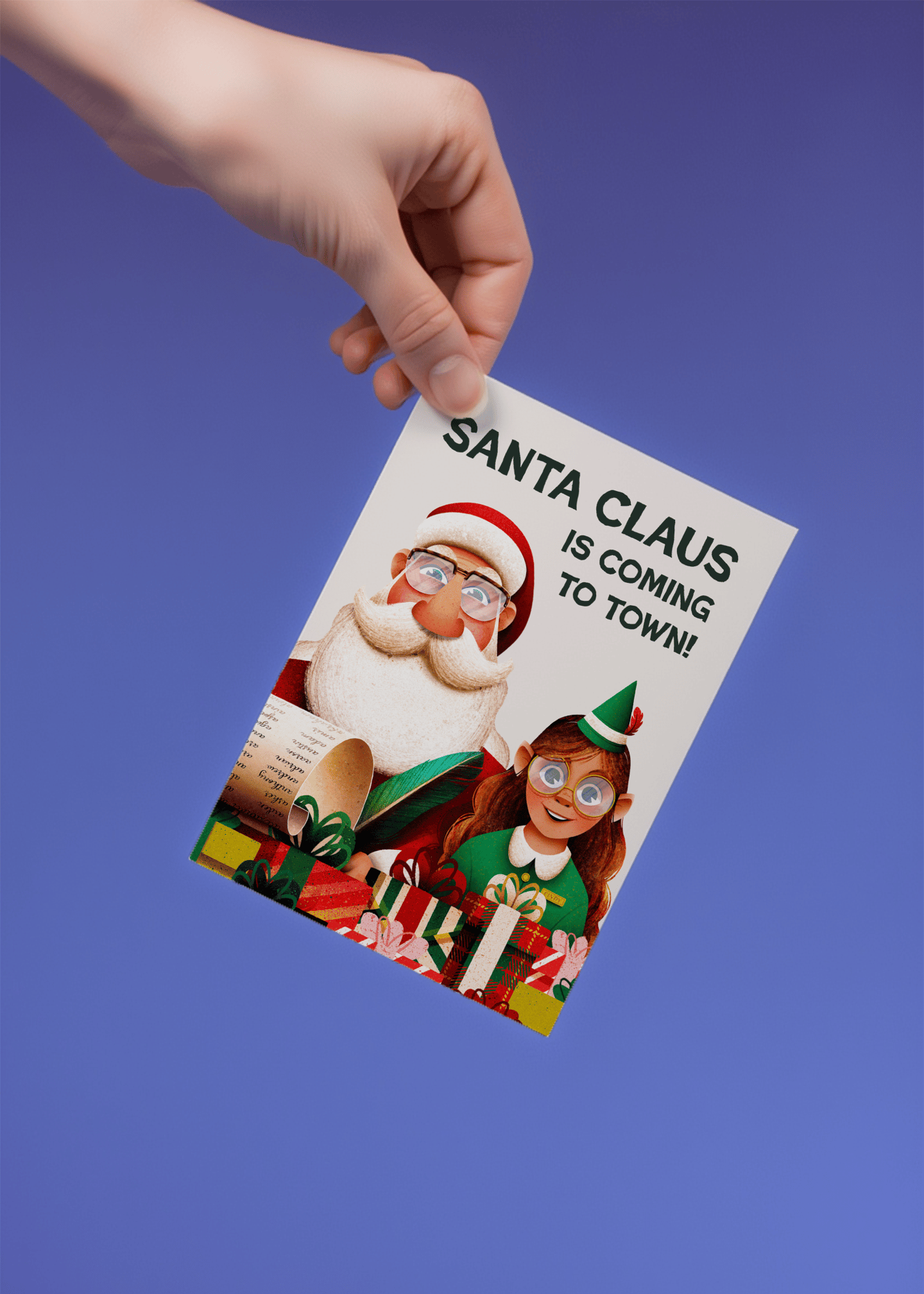 Santa Claus Is Coming to Town mockup 4