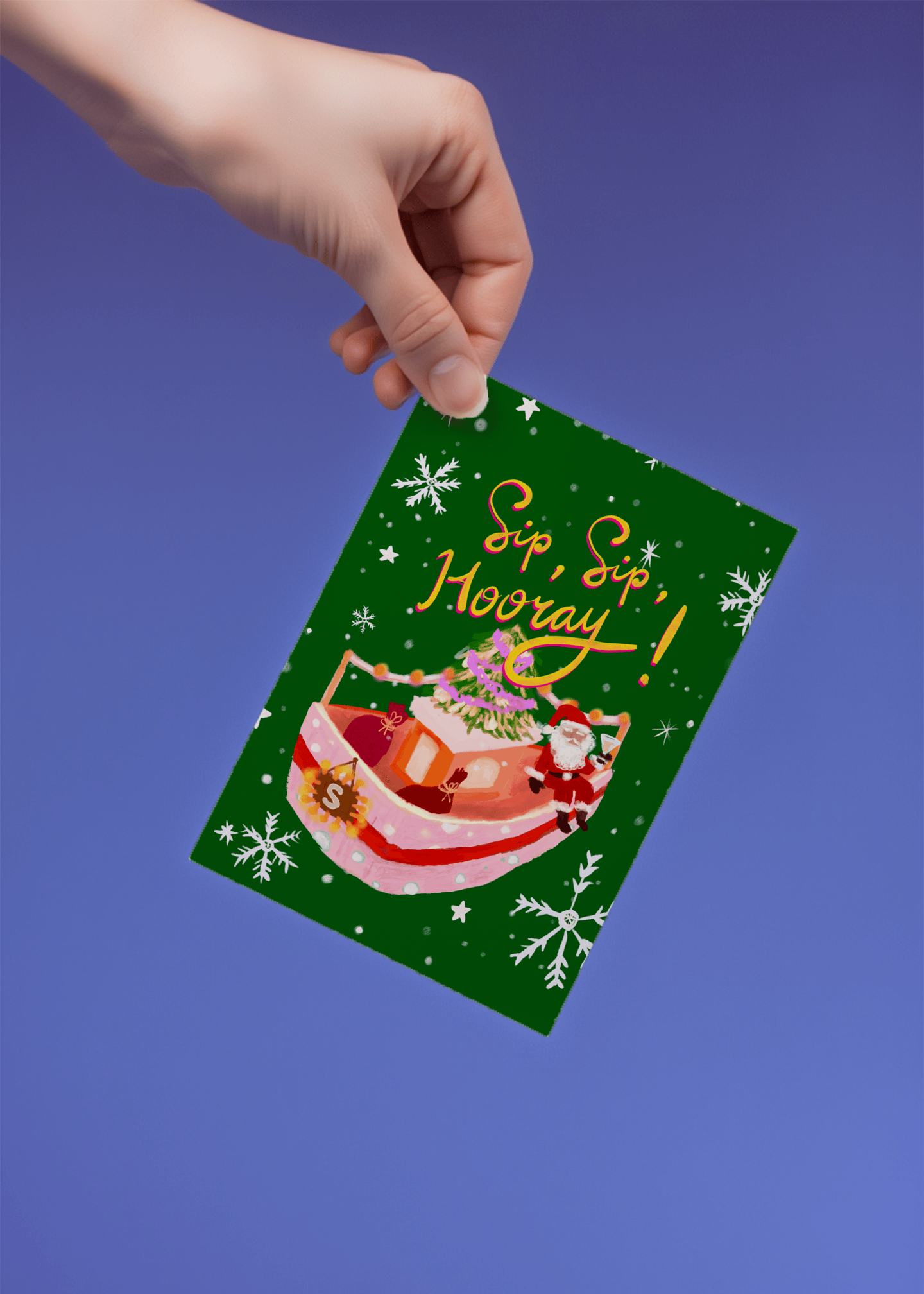 Sip, Sip, Hooray! mockup 4