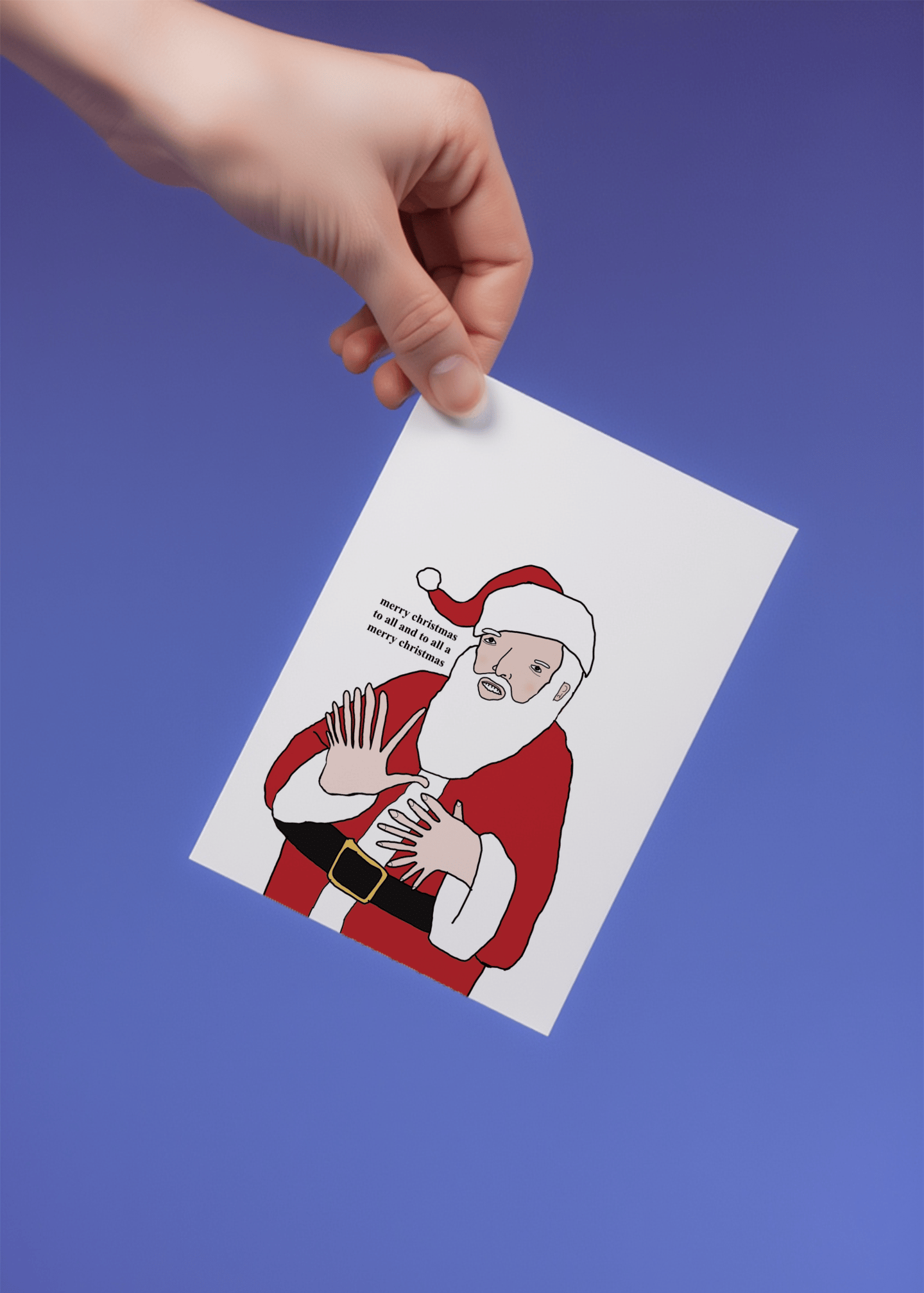 Santa Merry Christmas mockup 4