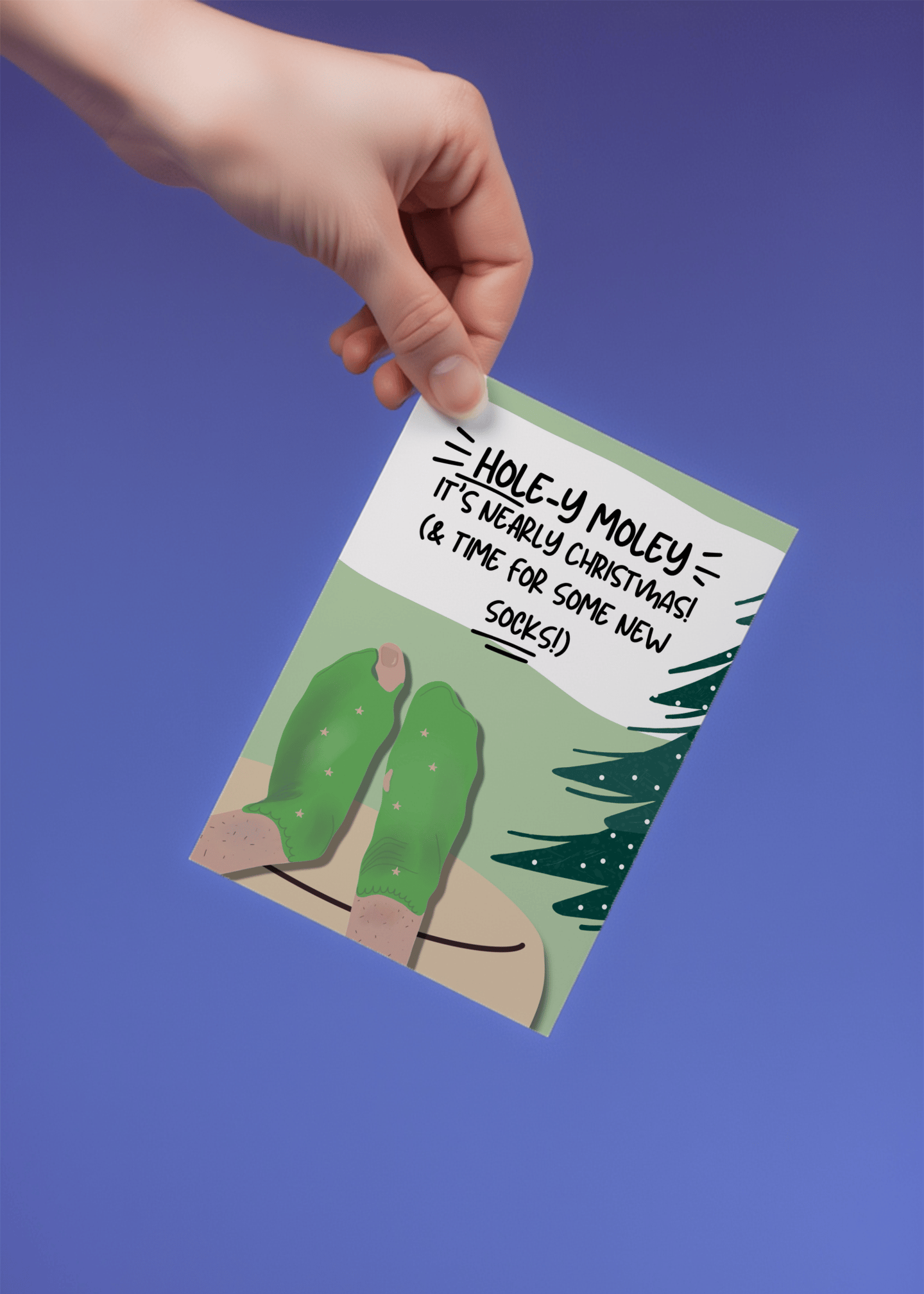 Hole-y Moley, It's Nearly Christmas! mockup 3