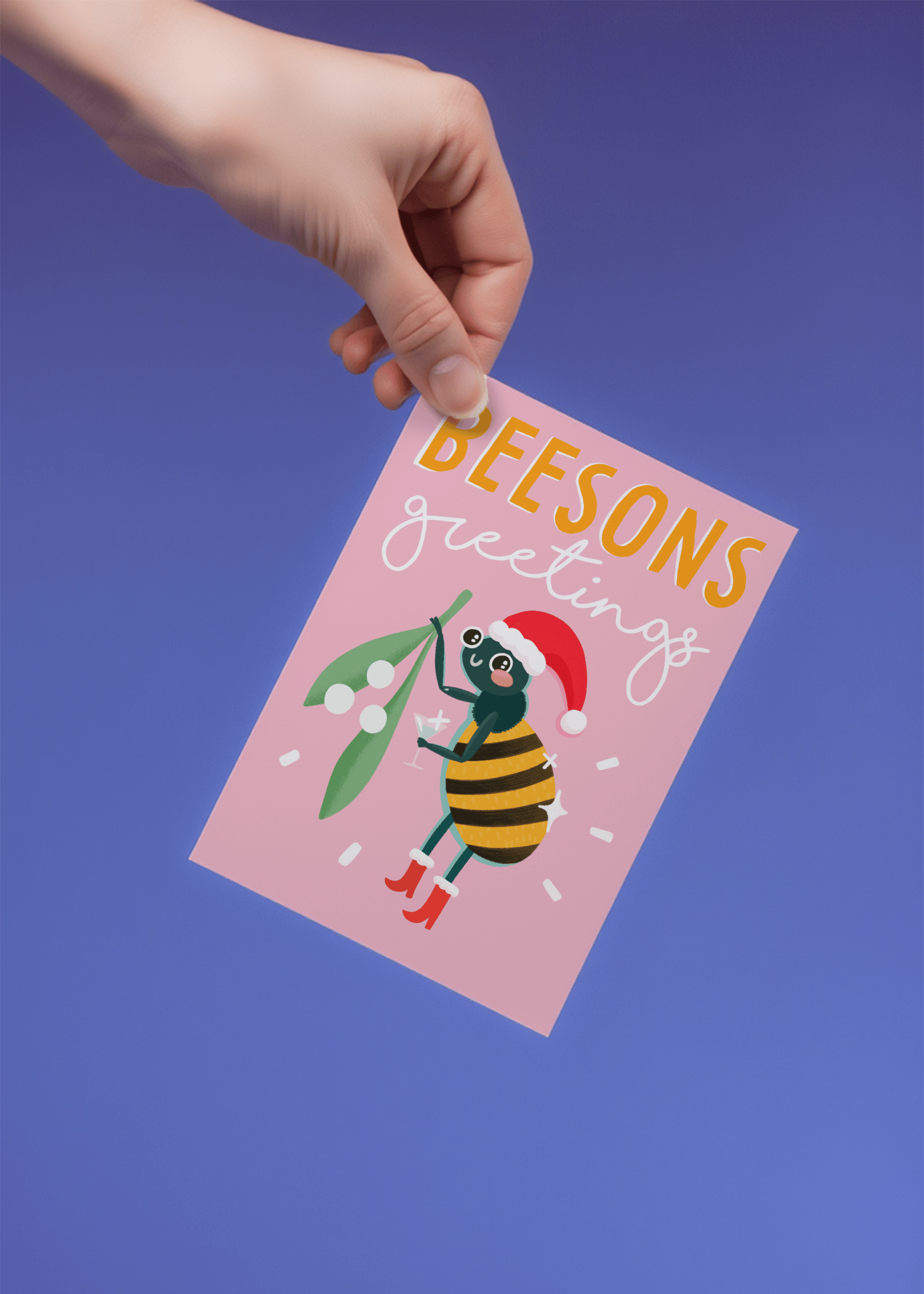 Beesons Greetings mockup 4