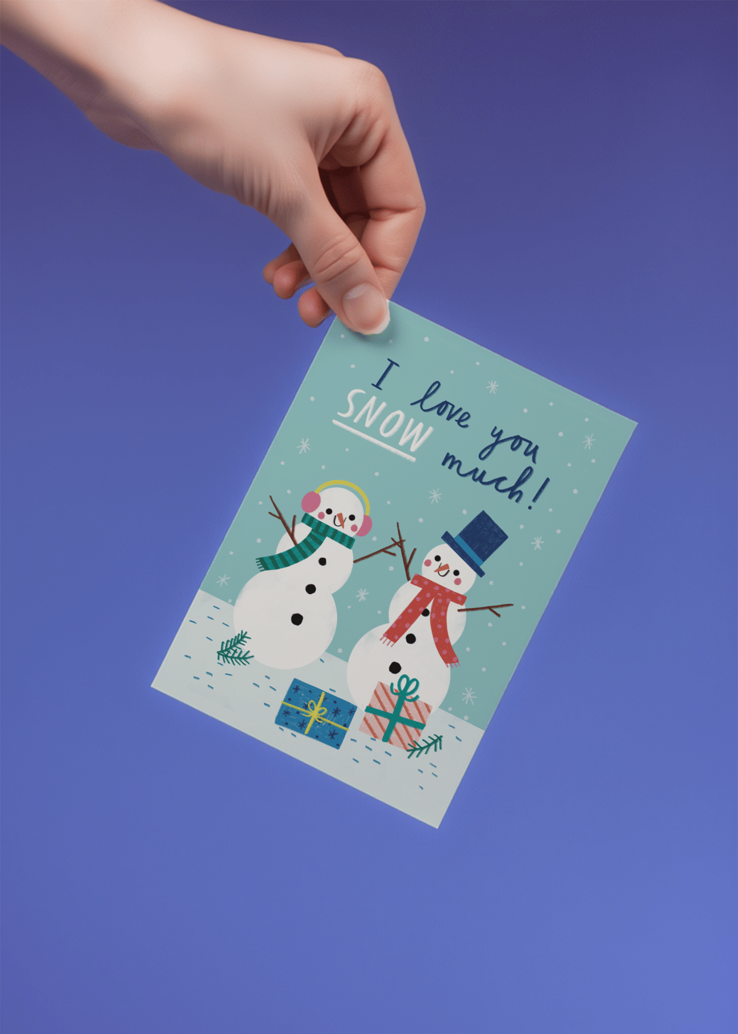I Love You Snow Much! mockup 4
