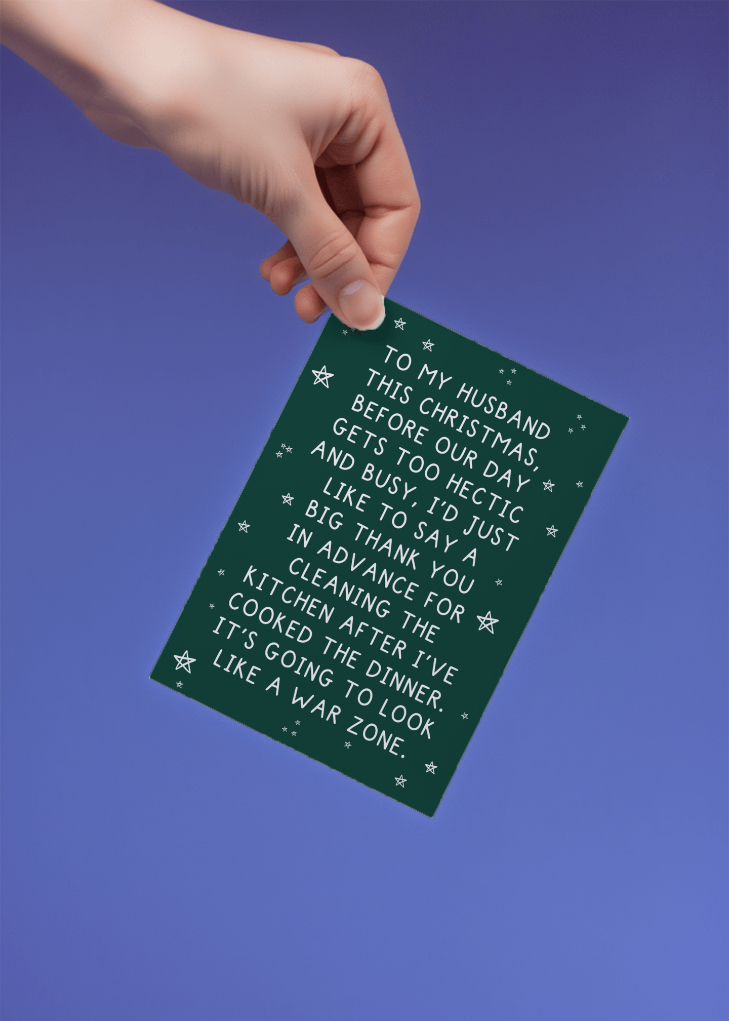 To My Husband This Christmas Card mockup 4