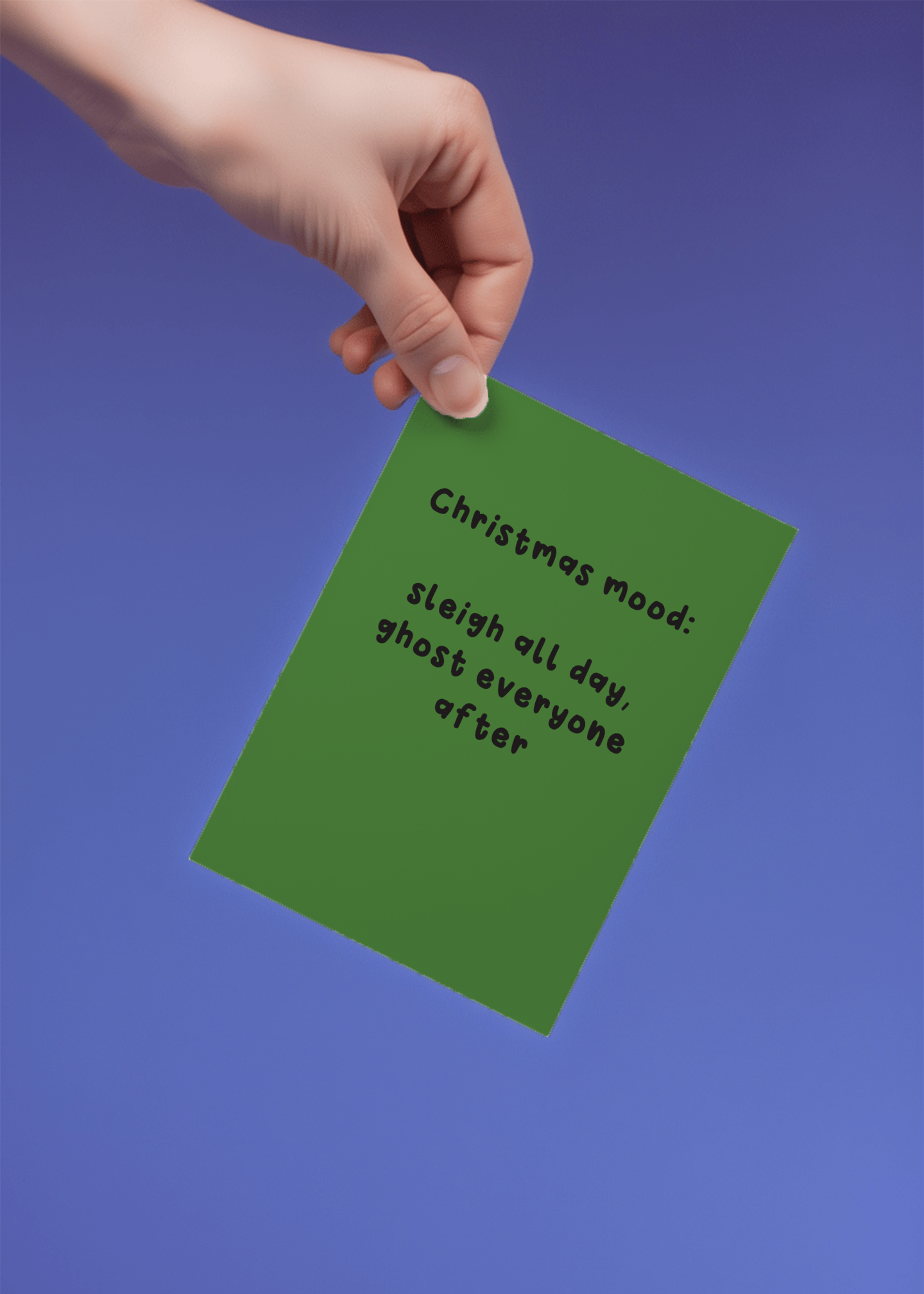Christmas Mood Card mockup 4