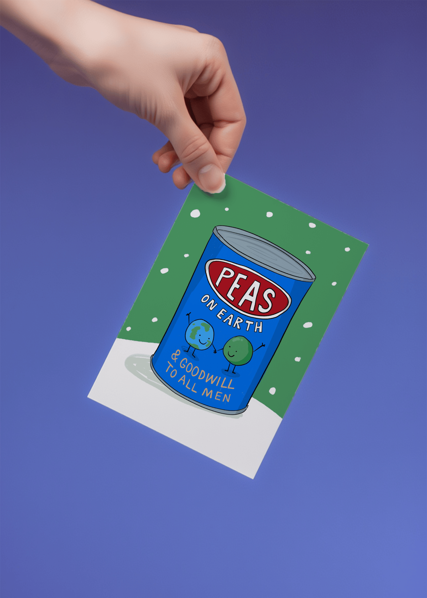Peas on Earth & Goodwill to All Men mockup 4