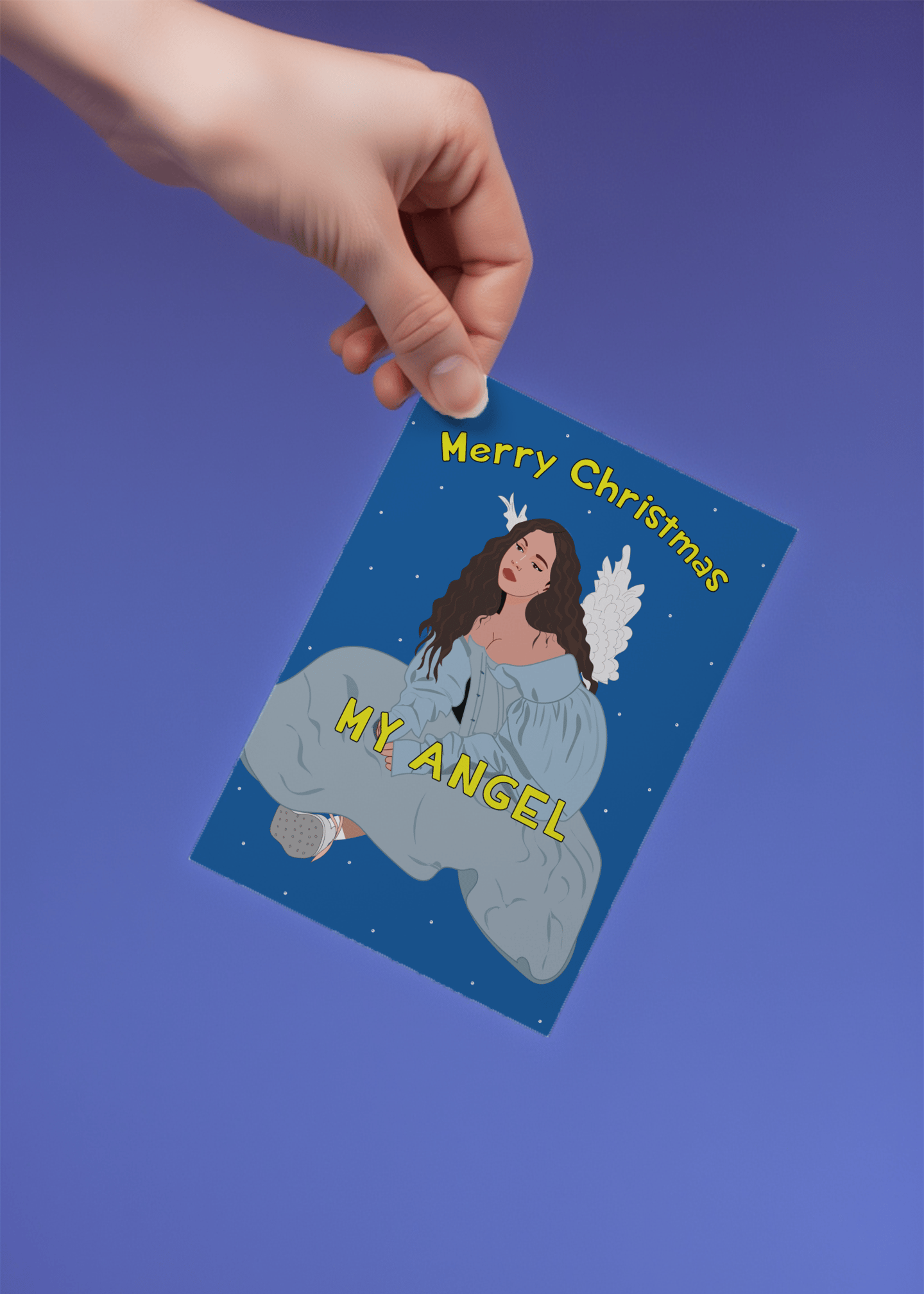 Merry Christmas My Angel Card mockup 4