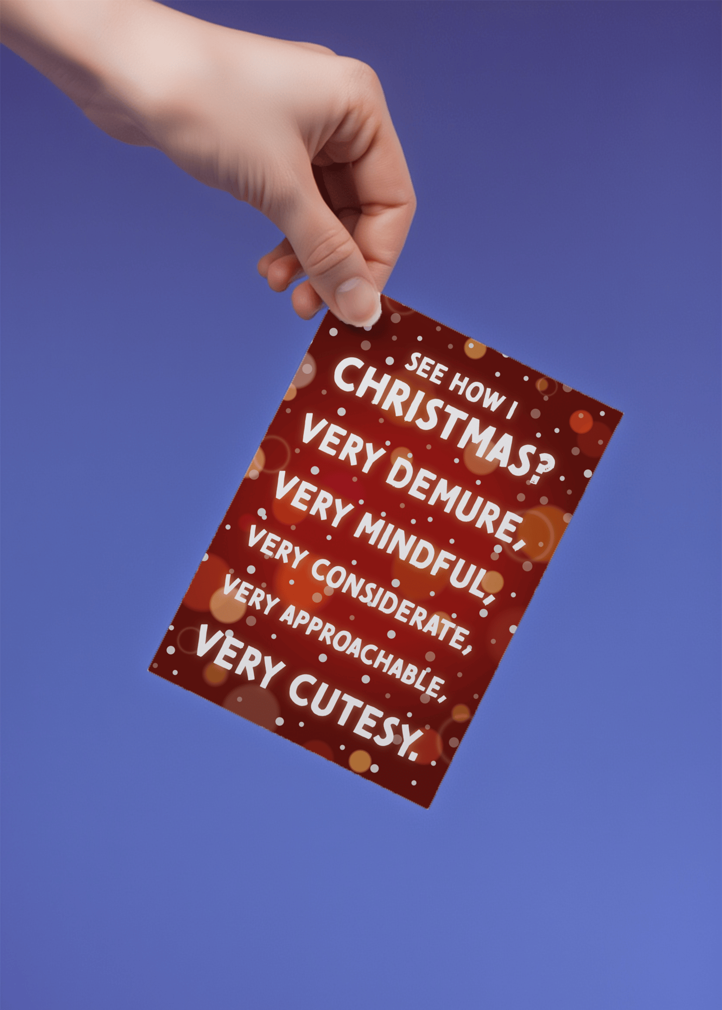 See How I Christmas Card mockup 4