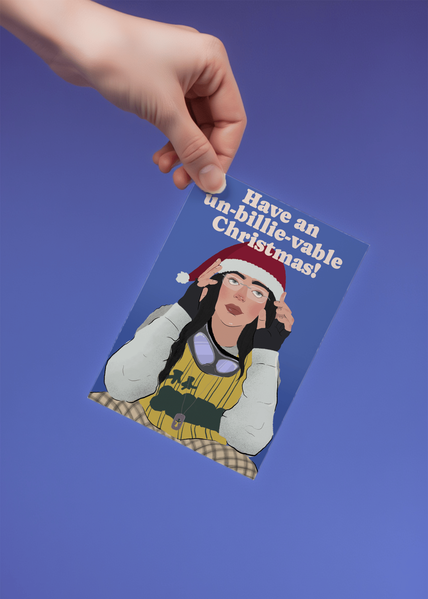 Have an Un-Billie-vable Christmas! mockup 3
