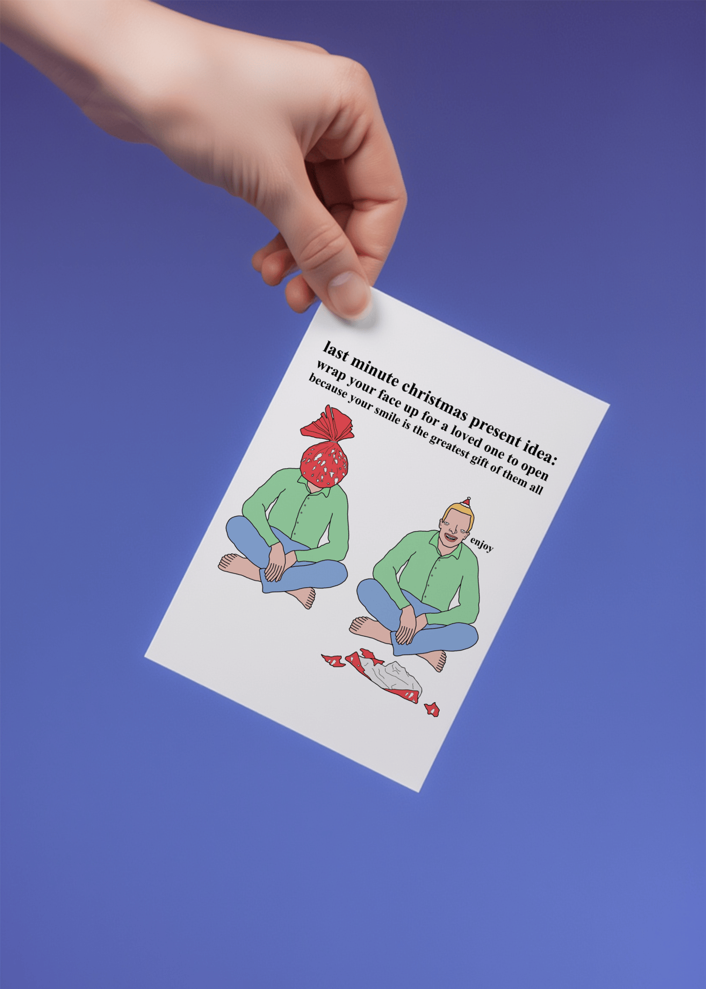 Last Minute Christmas Present Idea mockup 4