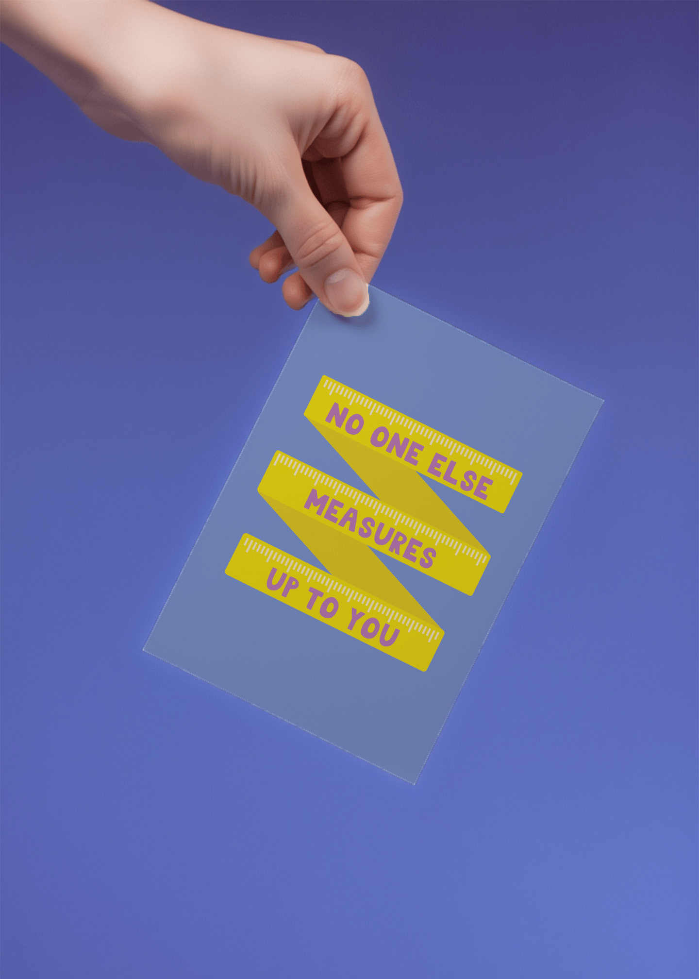 No One Else Measures Up to You mockup 4