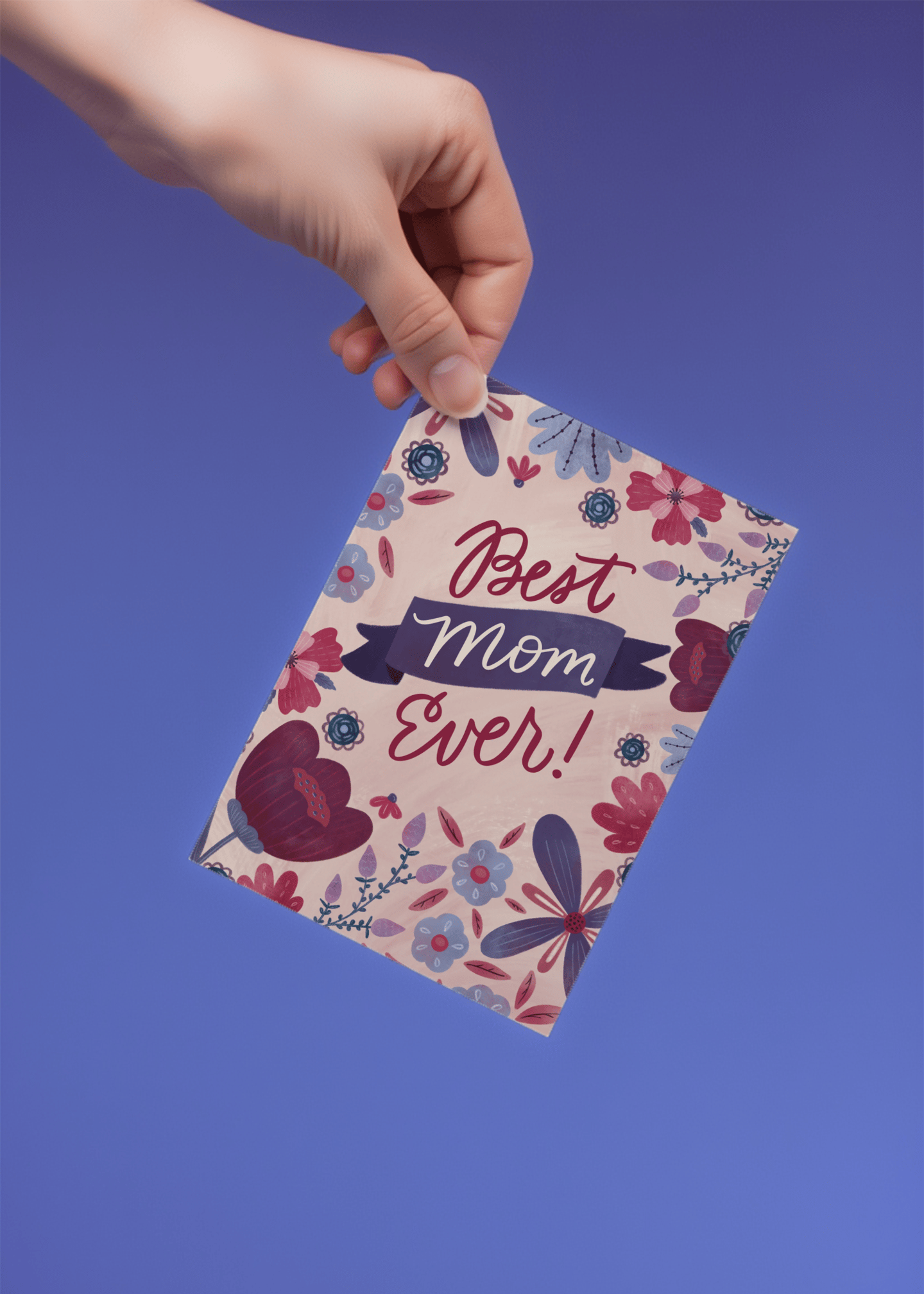 best mom ever floral design mockup 4