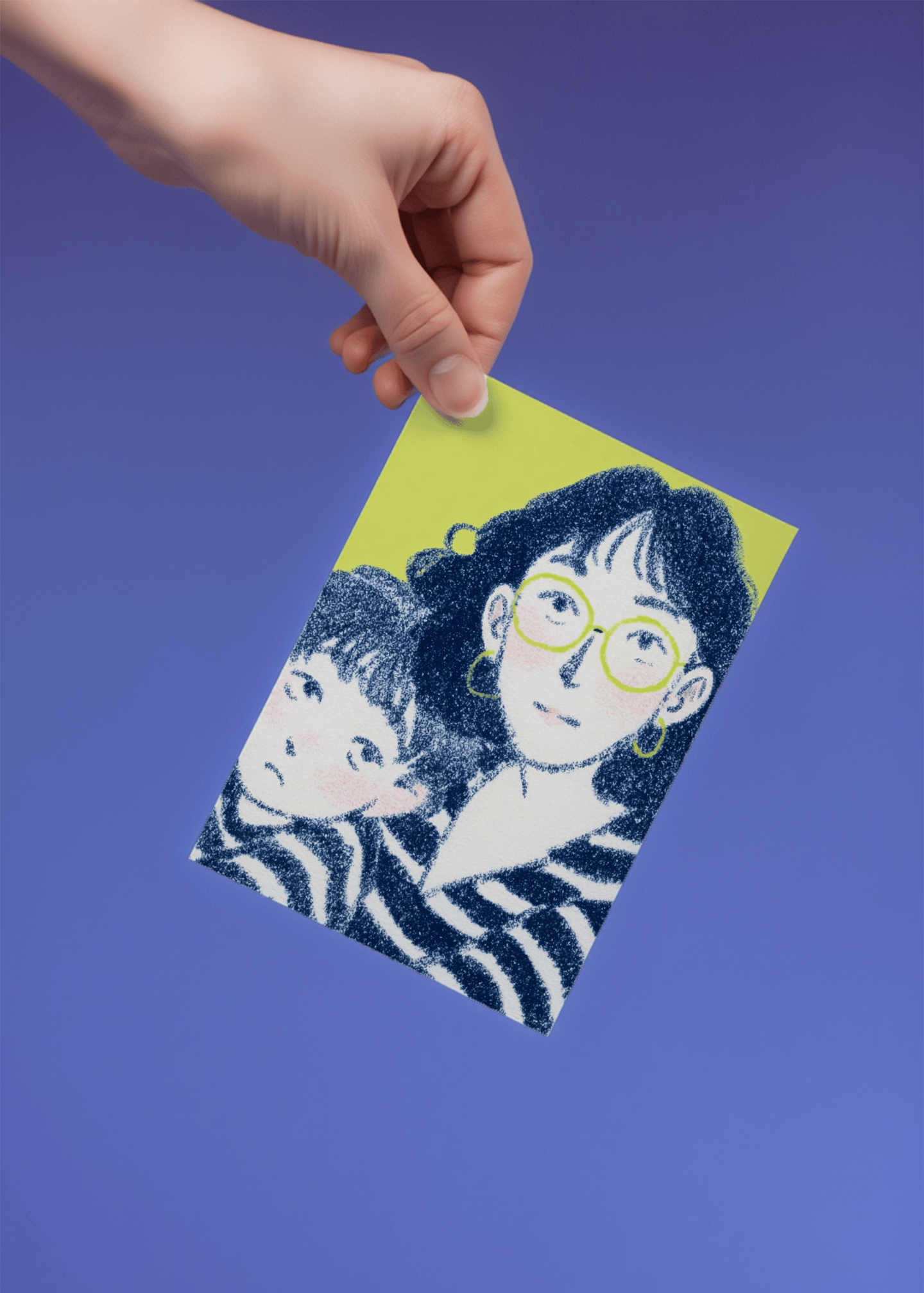 Mom and son hugging mockup 4