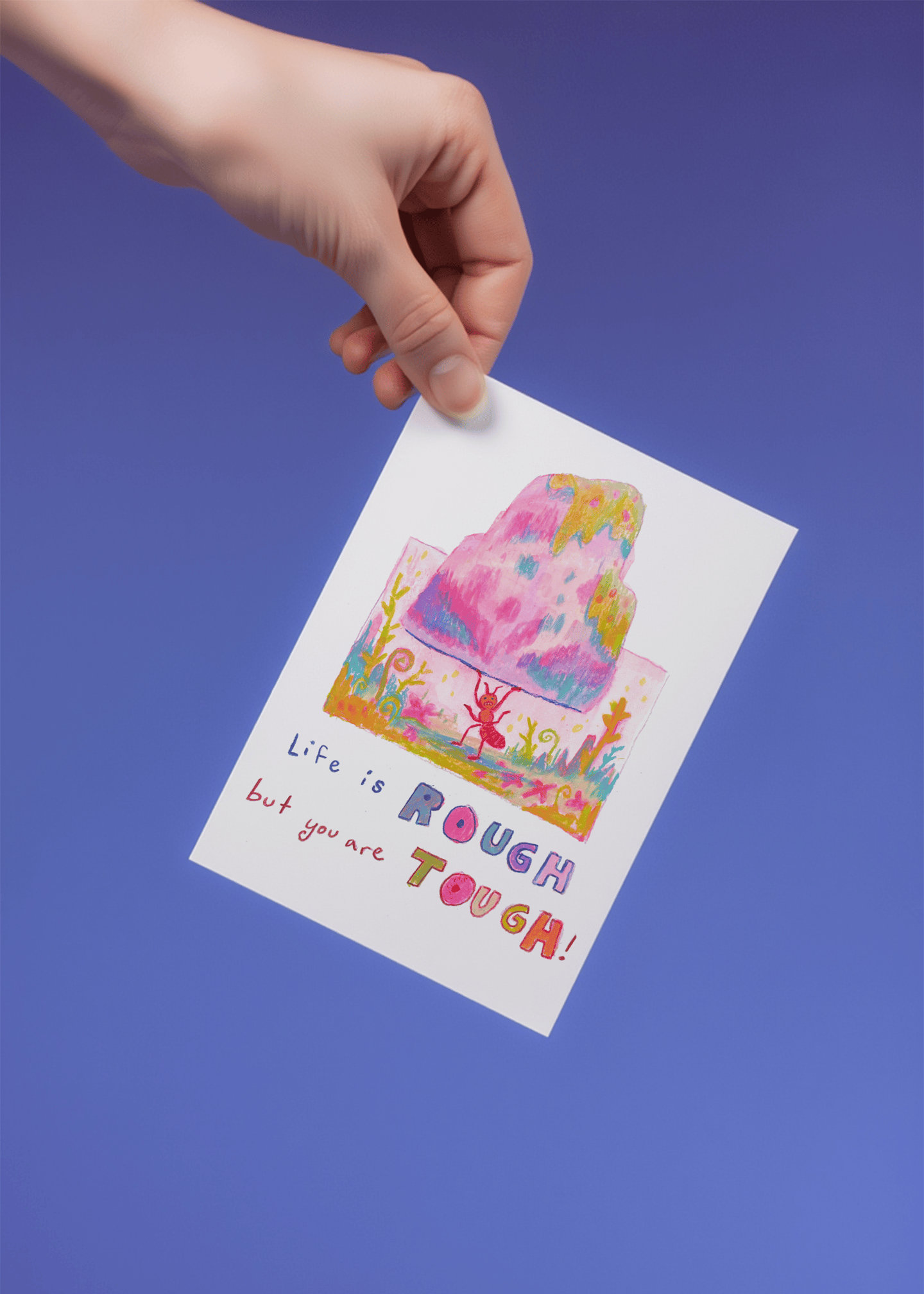 life is rough but you are tough mockup 4