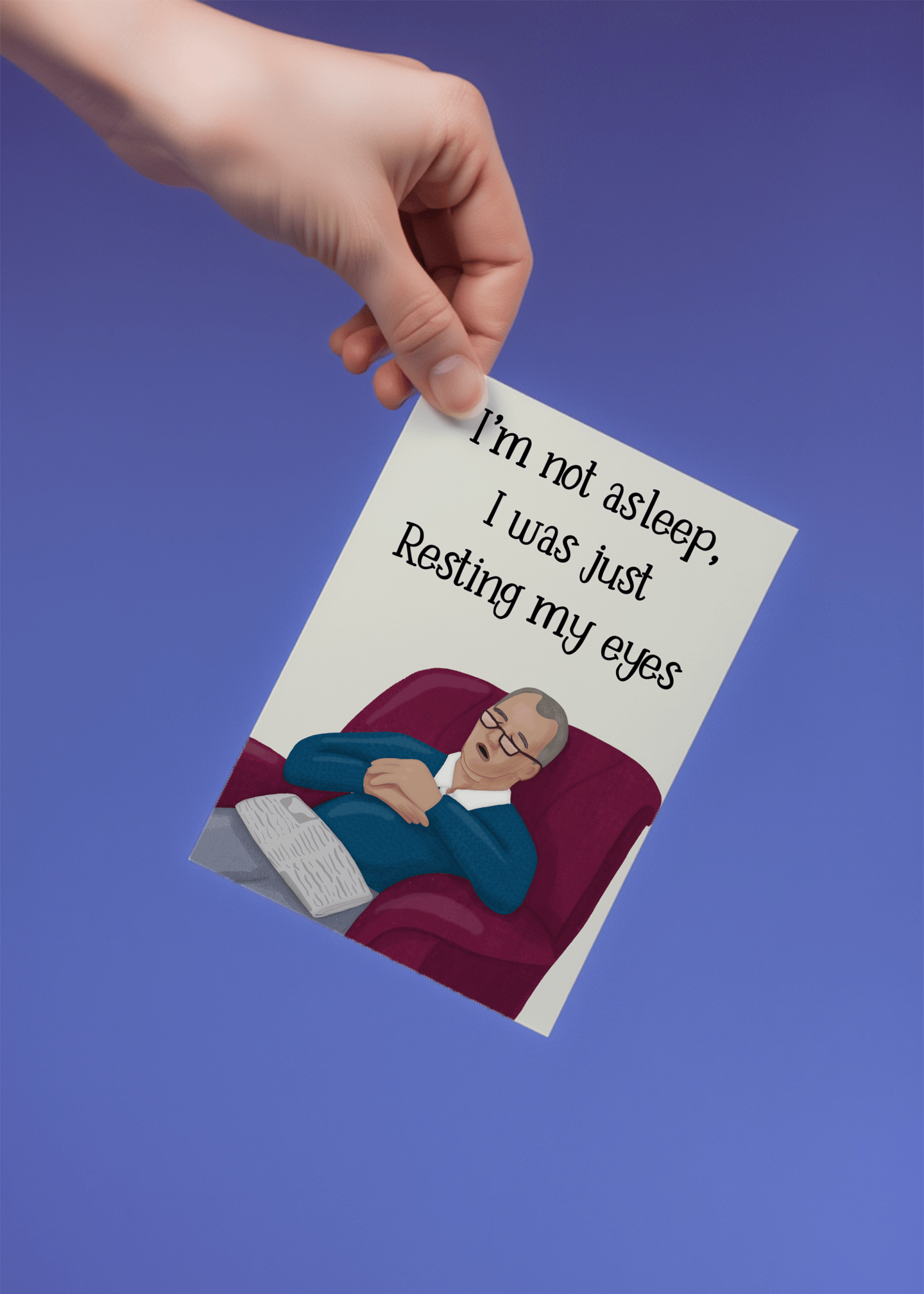 Just Resting My Eyes mockup 4