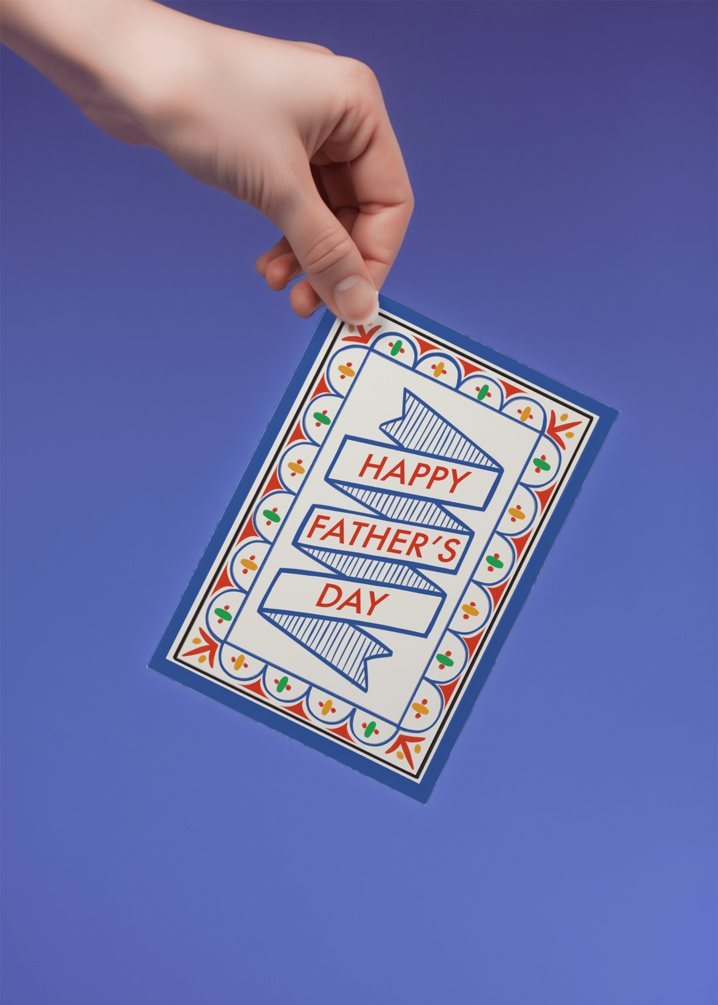 Decorative Banner Father's Day mockup 4