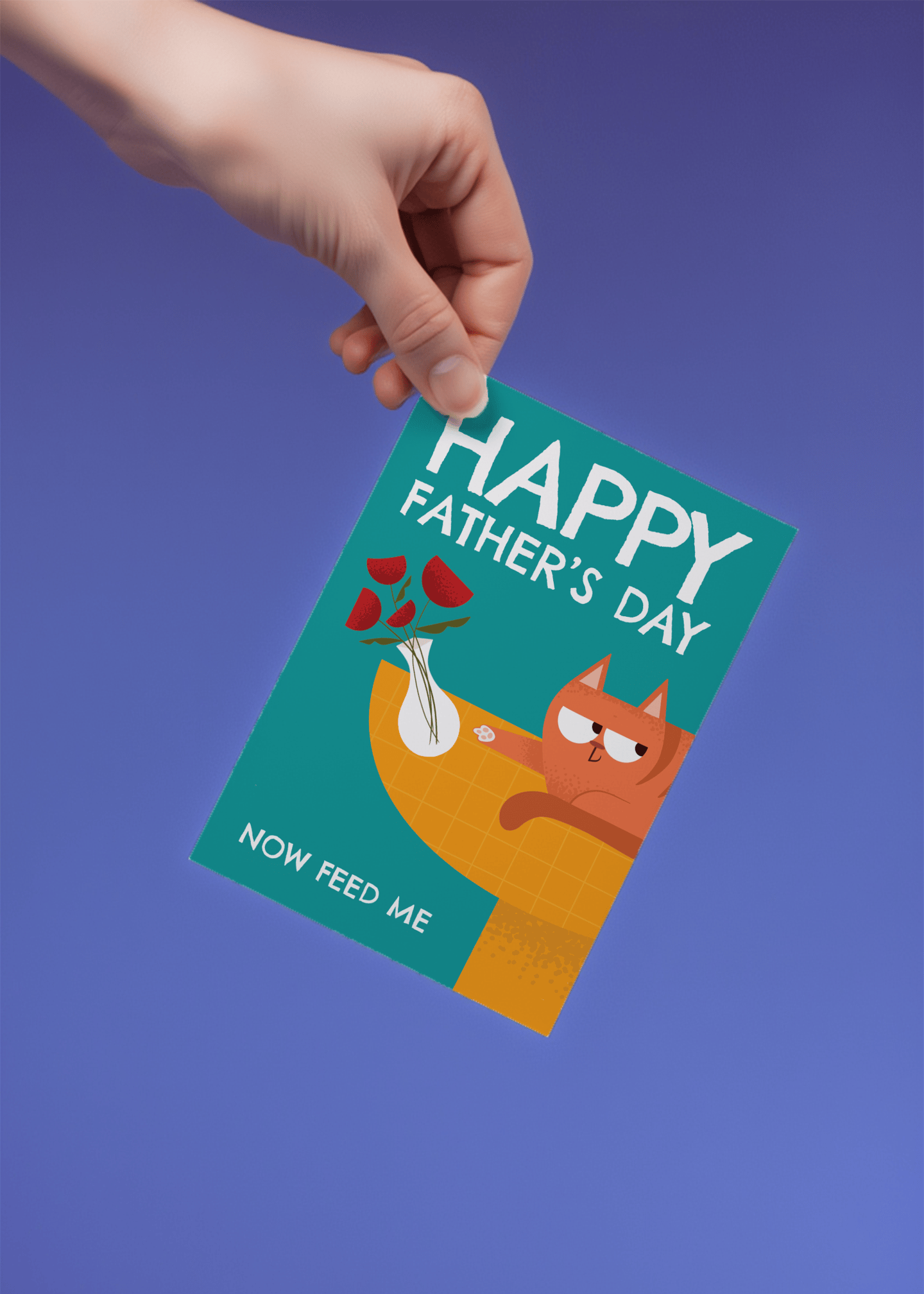 Father's Day From The Cat mockup 4