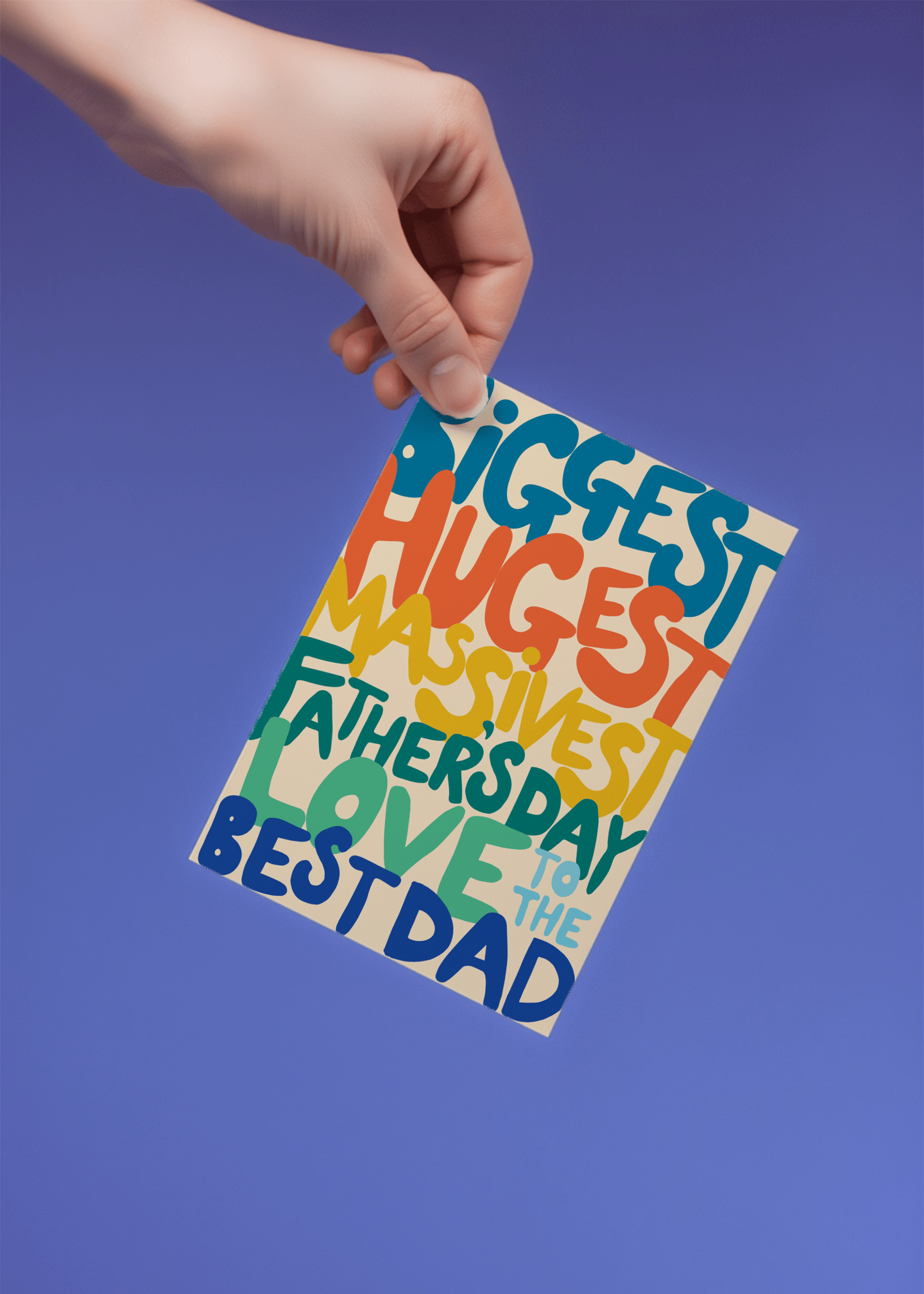 Biggest Father's Day Love mockup 4