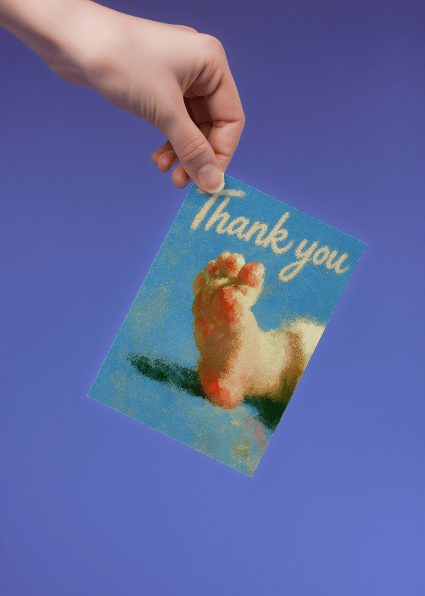 Tiny Toes Thank You mockup 4