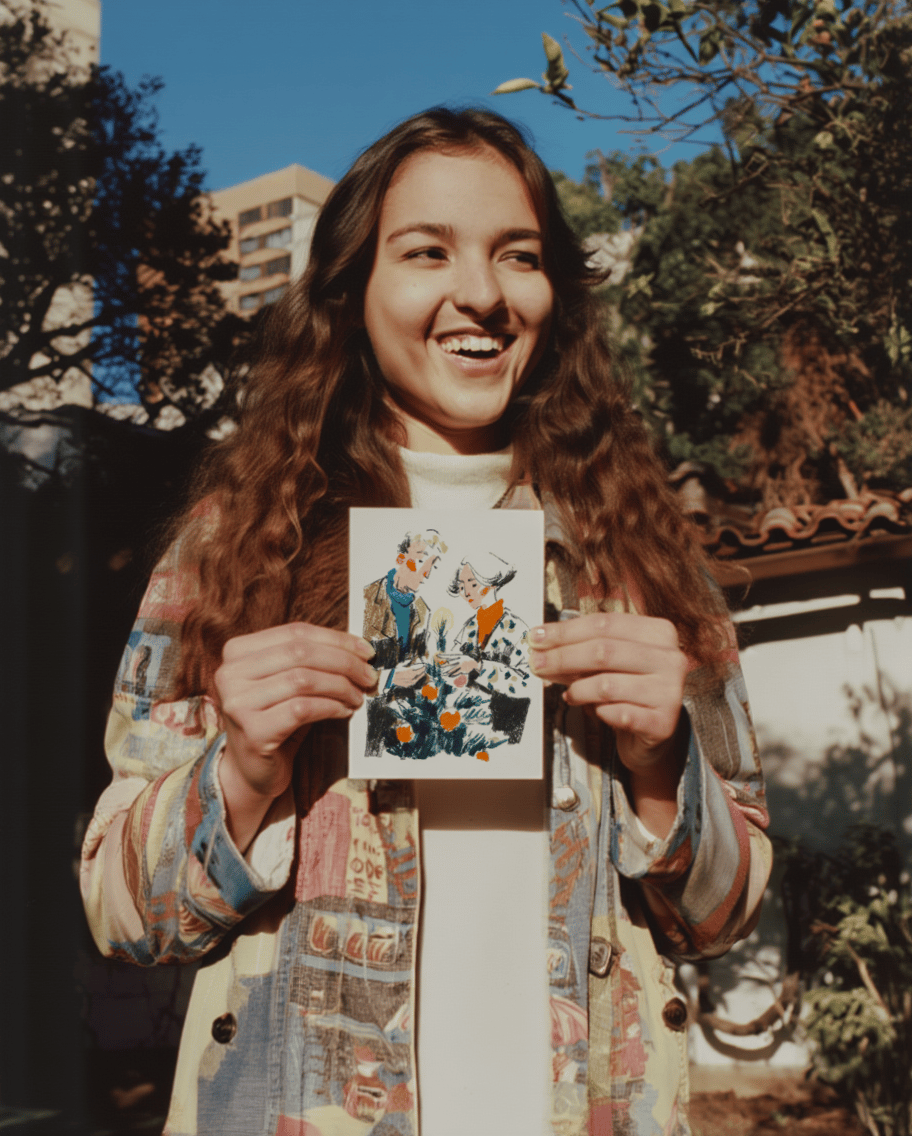 Cozy Holiday Moments Card mockup 6