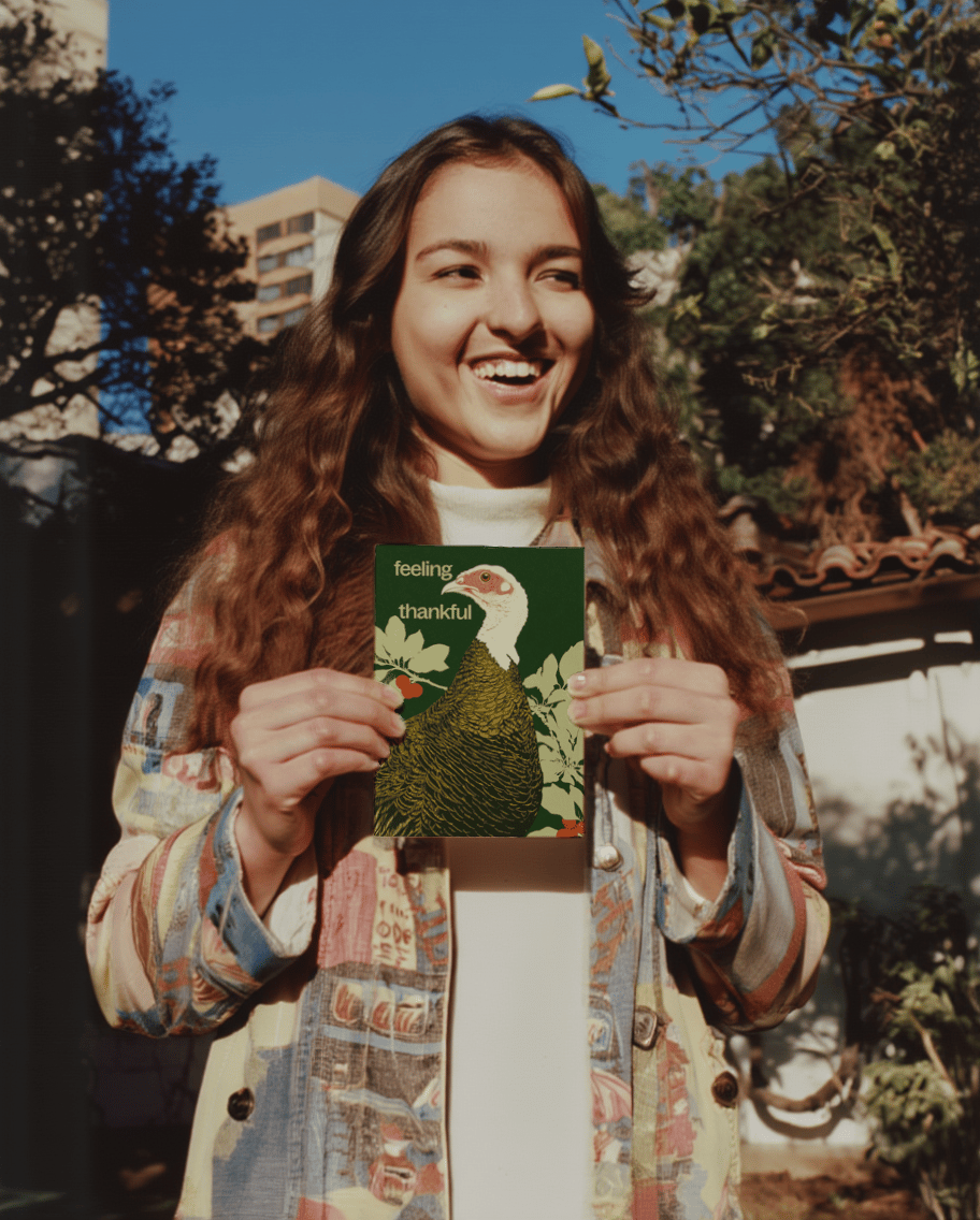 Feeling Thankful Turkey Card mockup 6