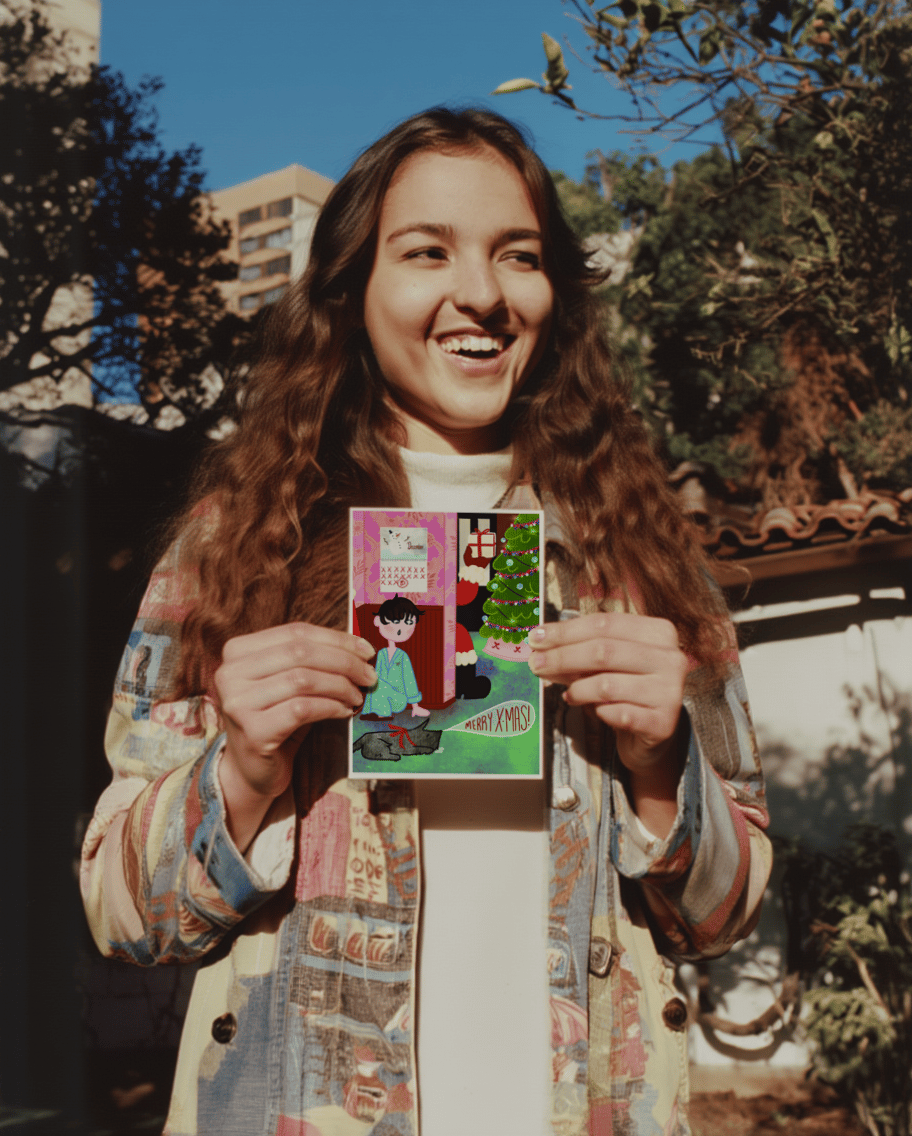 Snotty Merry Xmas Card mockup 5
