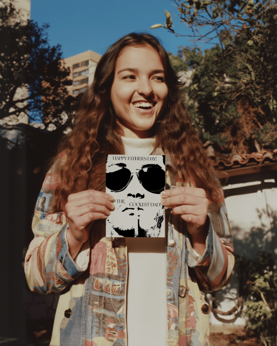 Coolest Dad Father's Day Card mockup 6