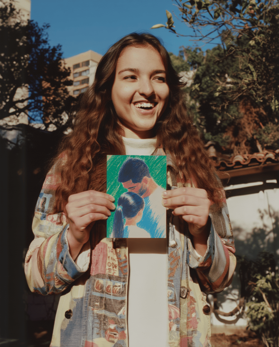 Father Daughter Moment Card mockup 6