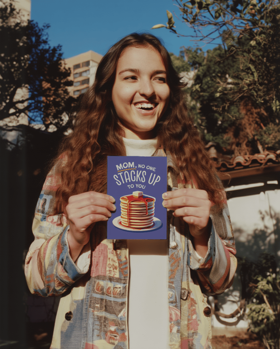 Stacks Up Mom Pancake Card mockup 6