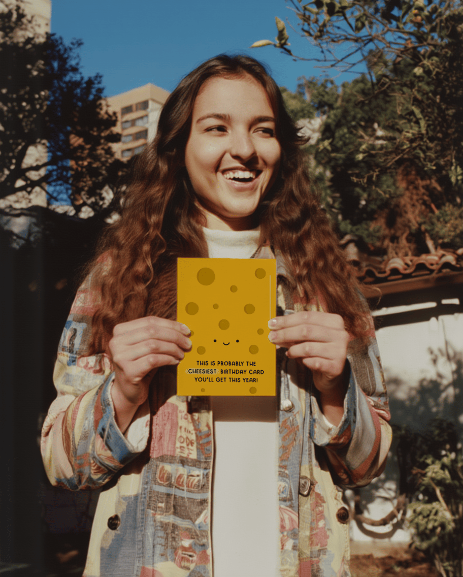 Cheesiest Birthday Card You'll Get mockup 6