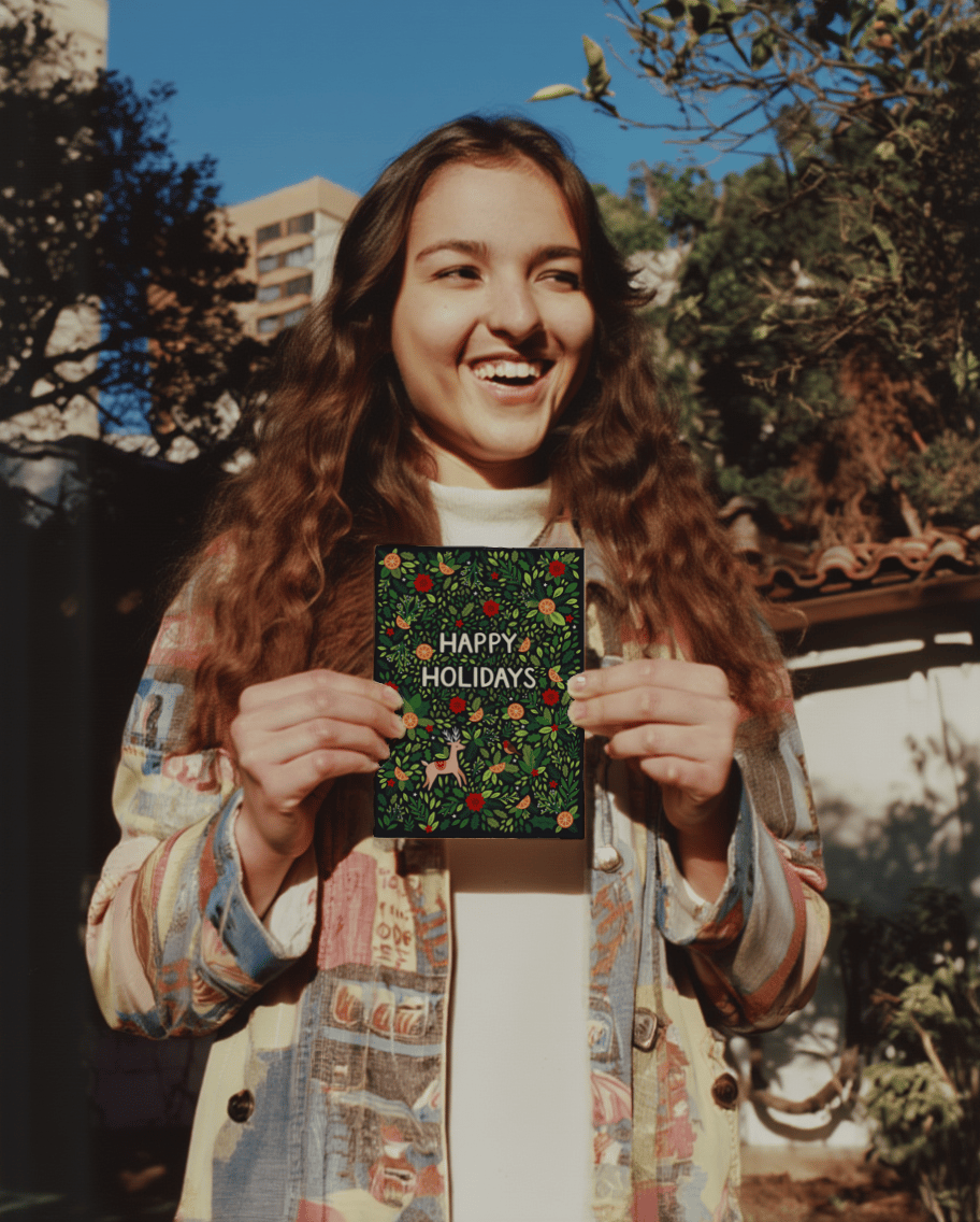 Festive Holiday Forest mockup 6