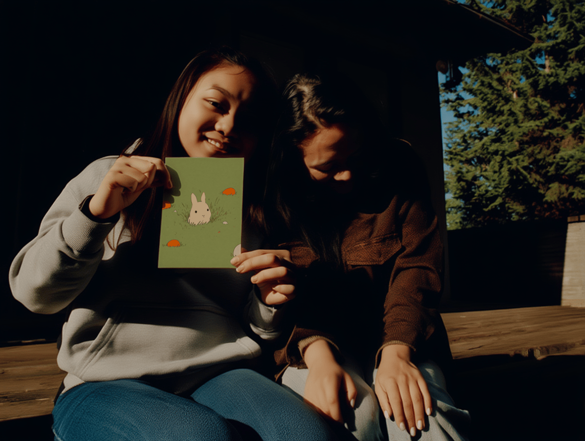 Adorable Bunny Surprise mockup 6