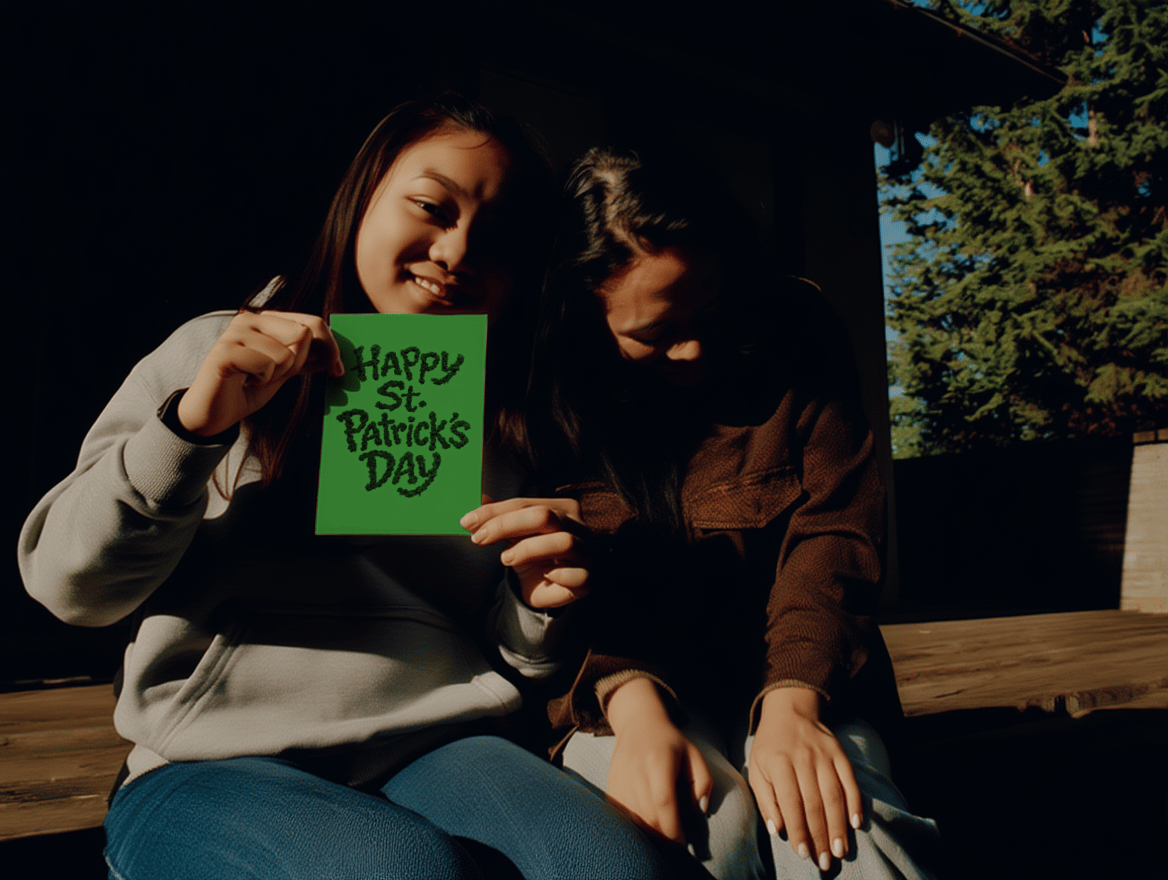 Festive St. Patrick's Day Cheers mockup 6