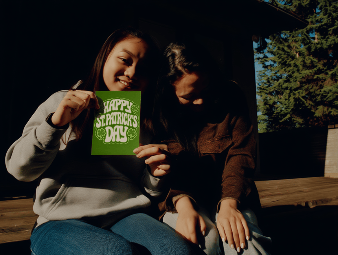 Lucky Charm St. Patrick's Card mockup 6