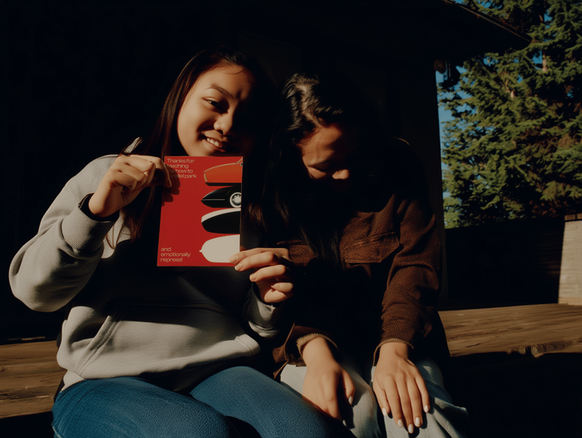Parallel Parking and Emotional Repression Card mockup 5