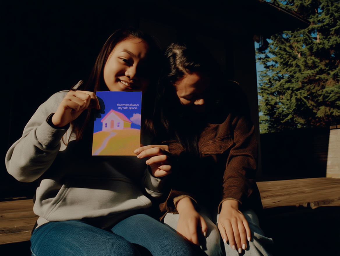 Safe Space House Card mockup 6