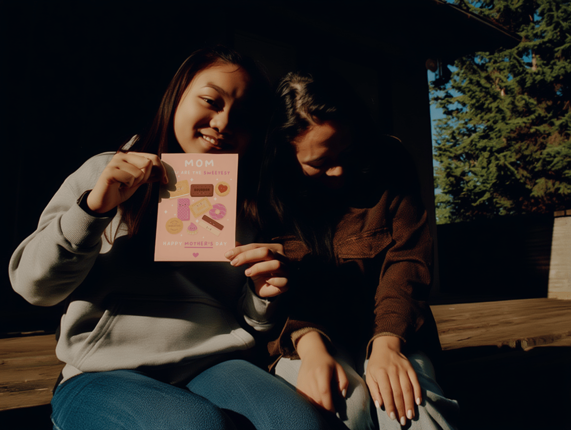 Sweetest Mom Biscuit Card mockup 6