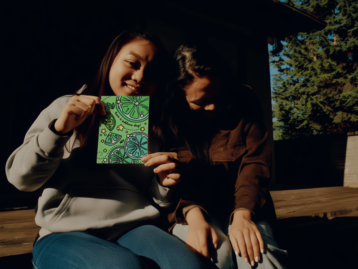 Sublime Day Lime Card mockup 6