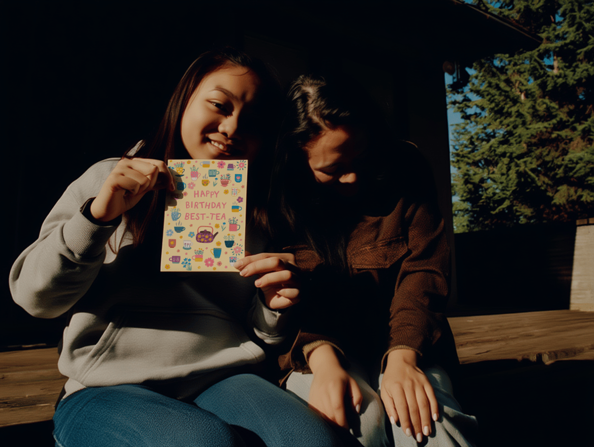 Best-Tea Birthday Card mockup 6