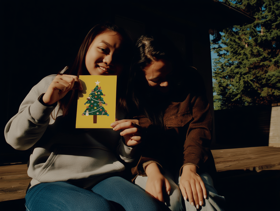 Bright Christmas Tree mockup 6