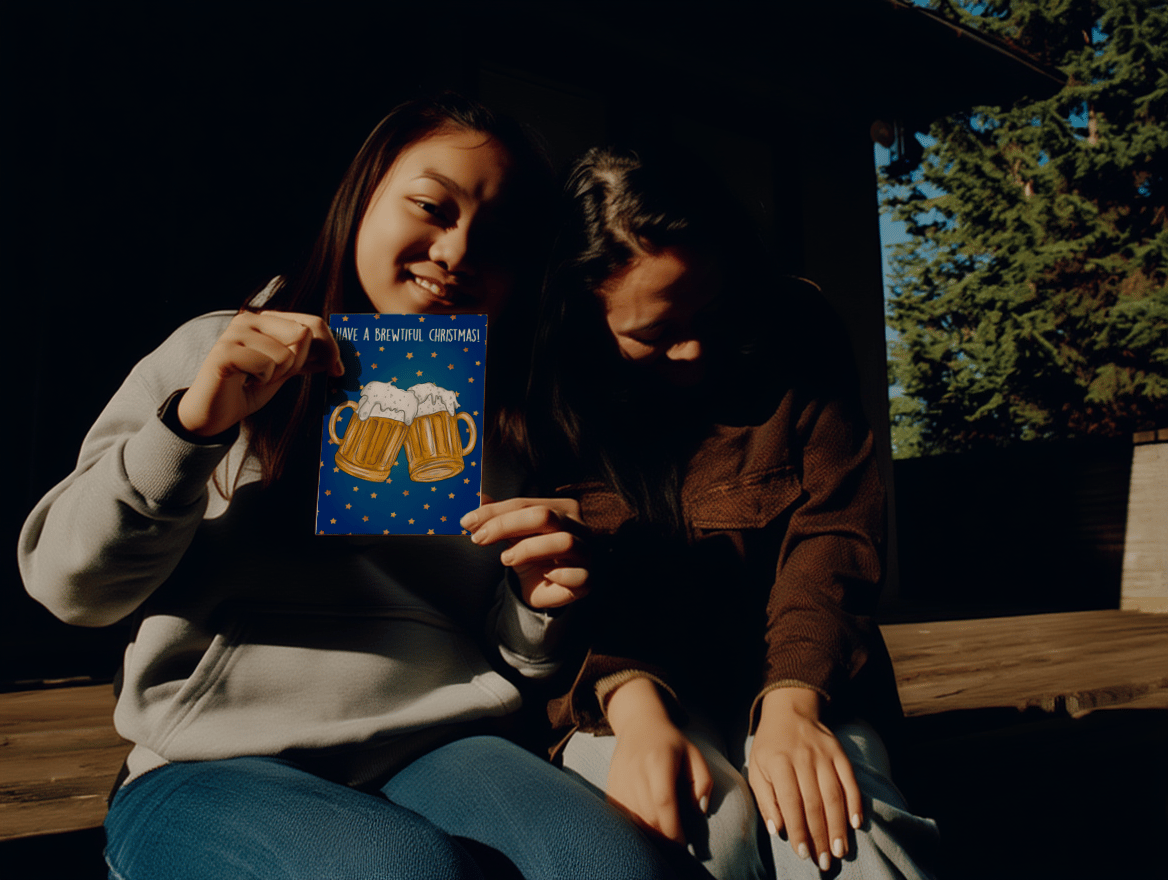 Have a Brewtiful Christmas mockup 6