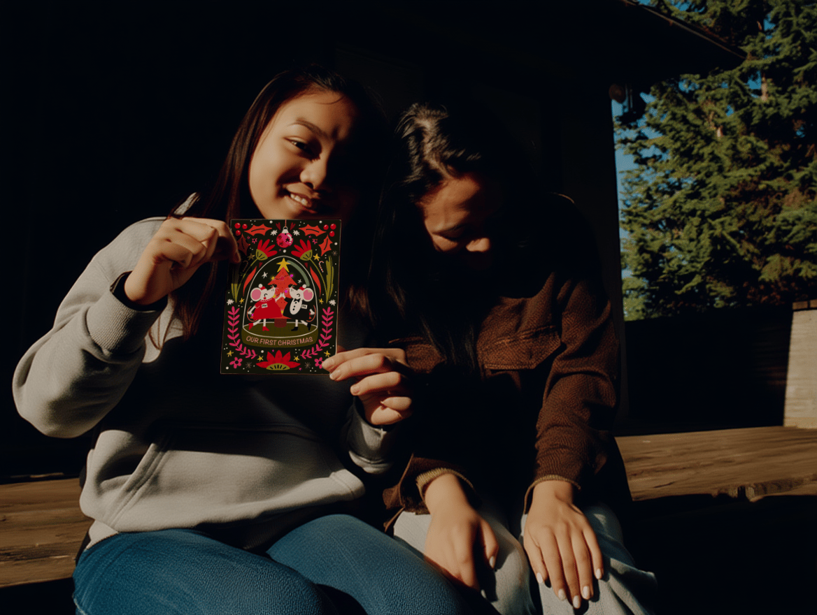 Our First Christmas mockup 6