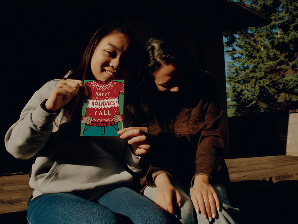 Happy Holidays Y'all mockup 5