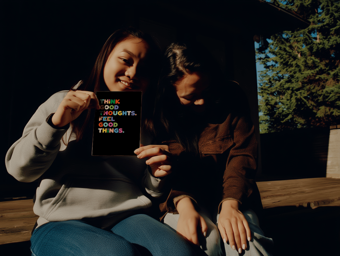 Think Good Thoughts, Feel Good Things mockup 5