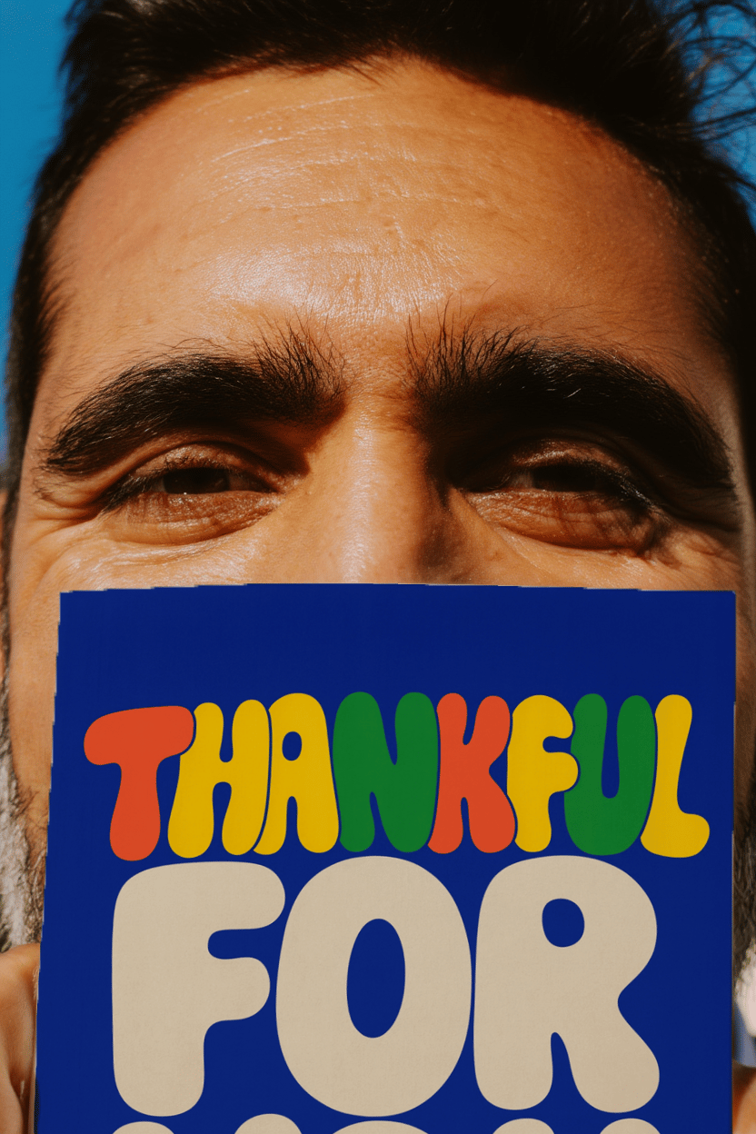 Colorful Thank You Card mockup 6